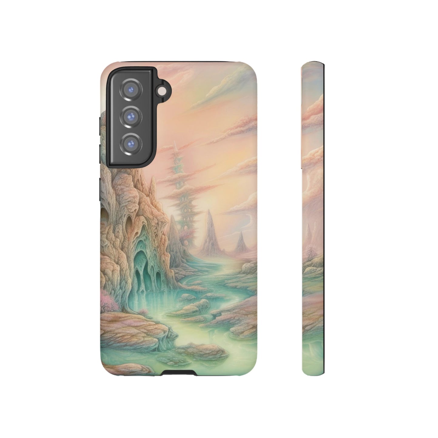 Caves Sci-Fi Wallpaper Phone Case | iPhone 15 Plus/ Pro, 14, 13, 12| Google Pixel 7, Pro, 5| Samsung Galaxy S23 All Major Phone Models