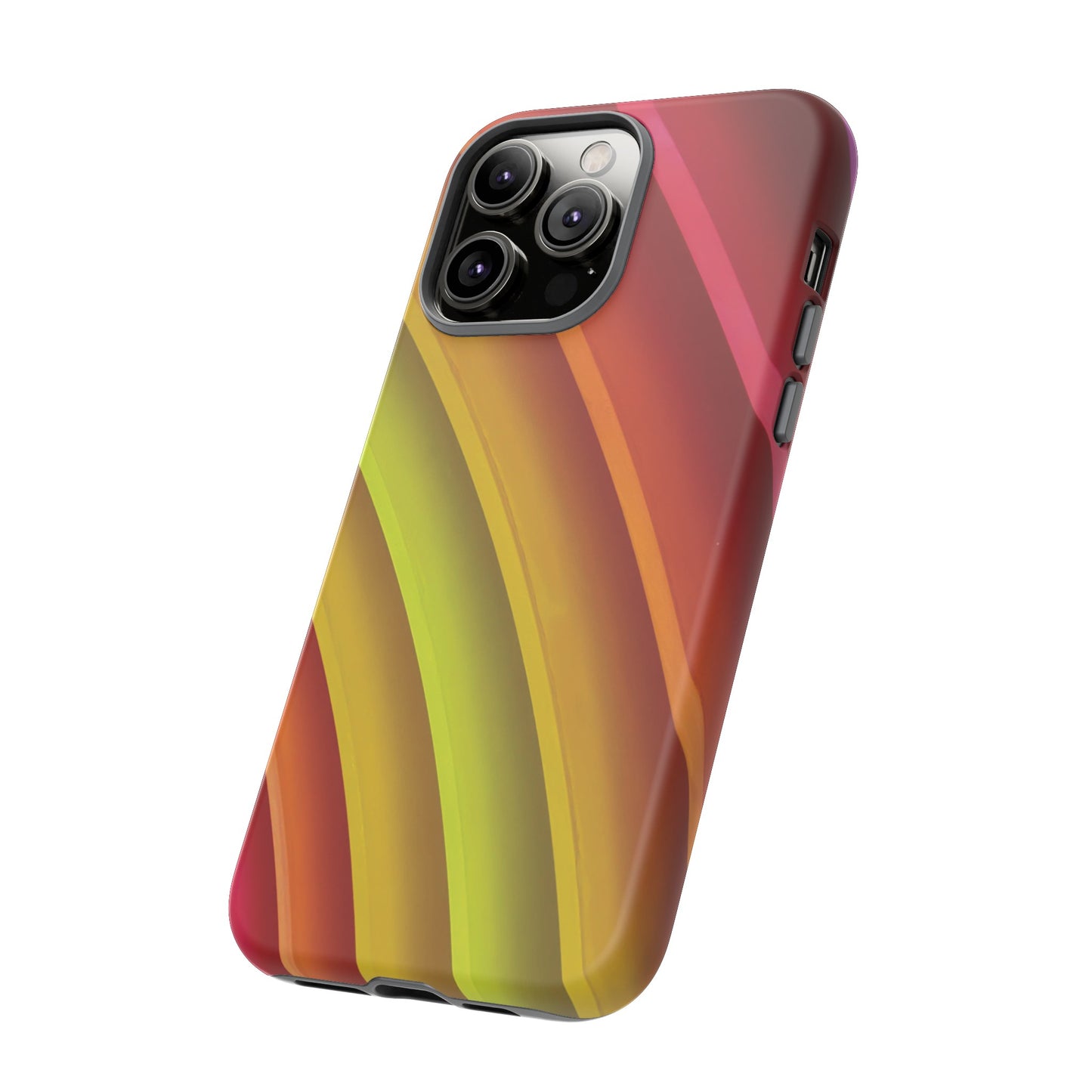 Curved Colourful Wallpaper Phone Case | iPhone 15 Plus/ Pro, 14, 13, 12| Google Pixel 7, Pro, 5| Samsung Galaxy S23 All Major Phone Models