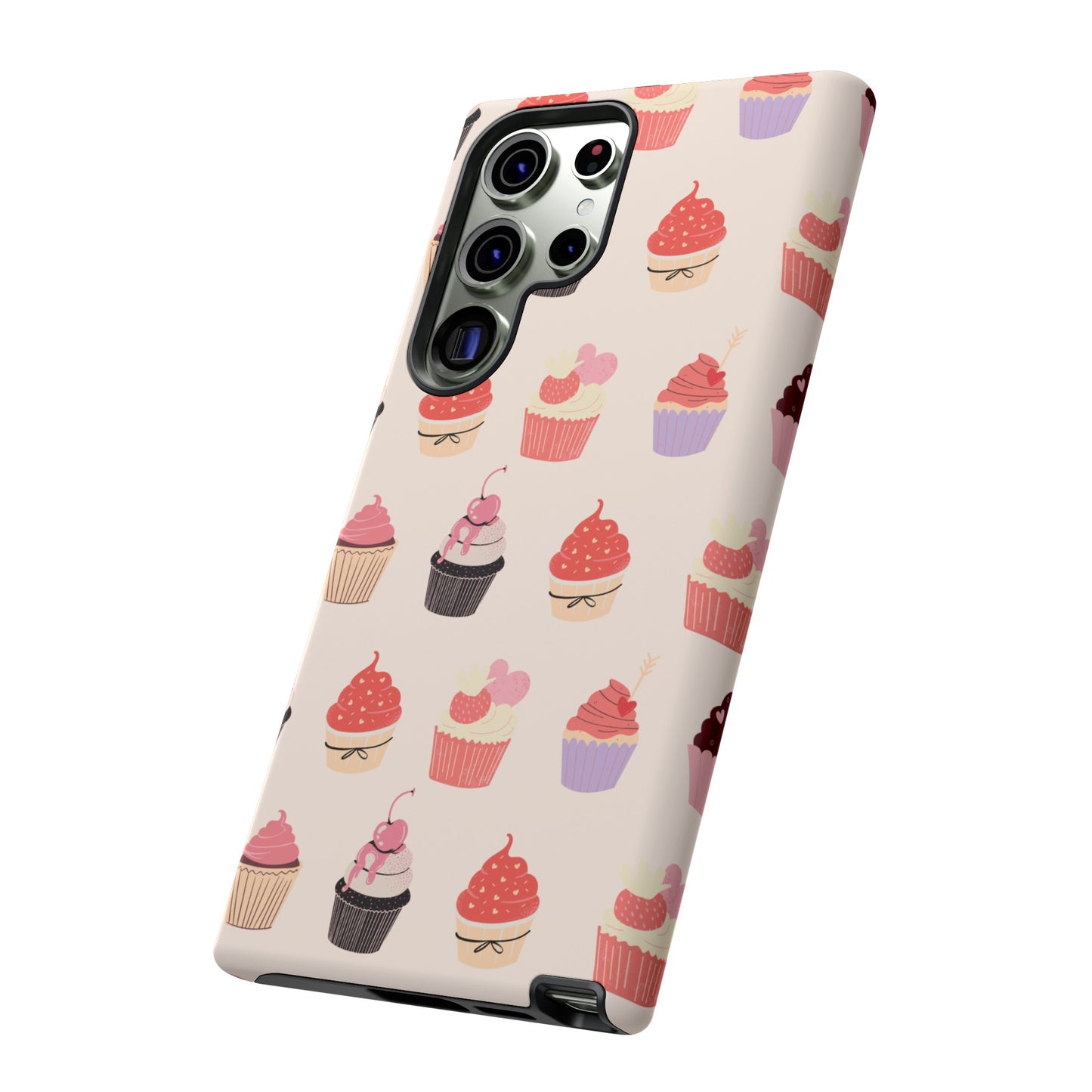 Cupcake Collage Wallpaper Phone Case | iPhone 15 Plus/ Pro, 14, 13, 12| Google Pixel 7, Pro, 5| Samsung Galaxy S23 All Major Phone Models