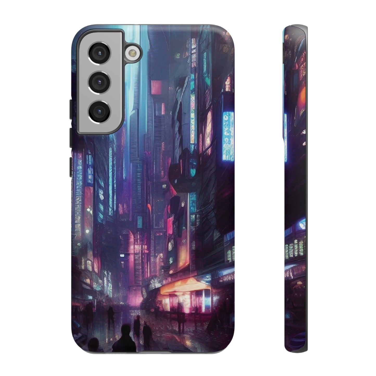 Futuristic Sci-Fi City Wallpaper Phone Case | iPhone 15 Plus/ Pro, 14, 13, 12| Google Pixel 7, Pro, 5| Samsung Galaxy S23 All Major Phone Models