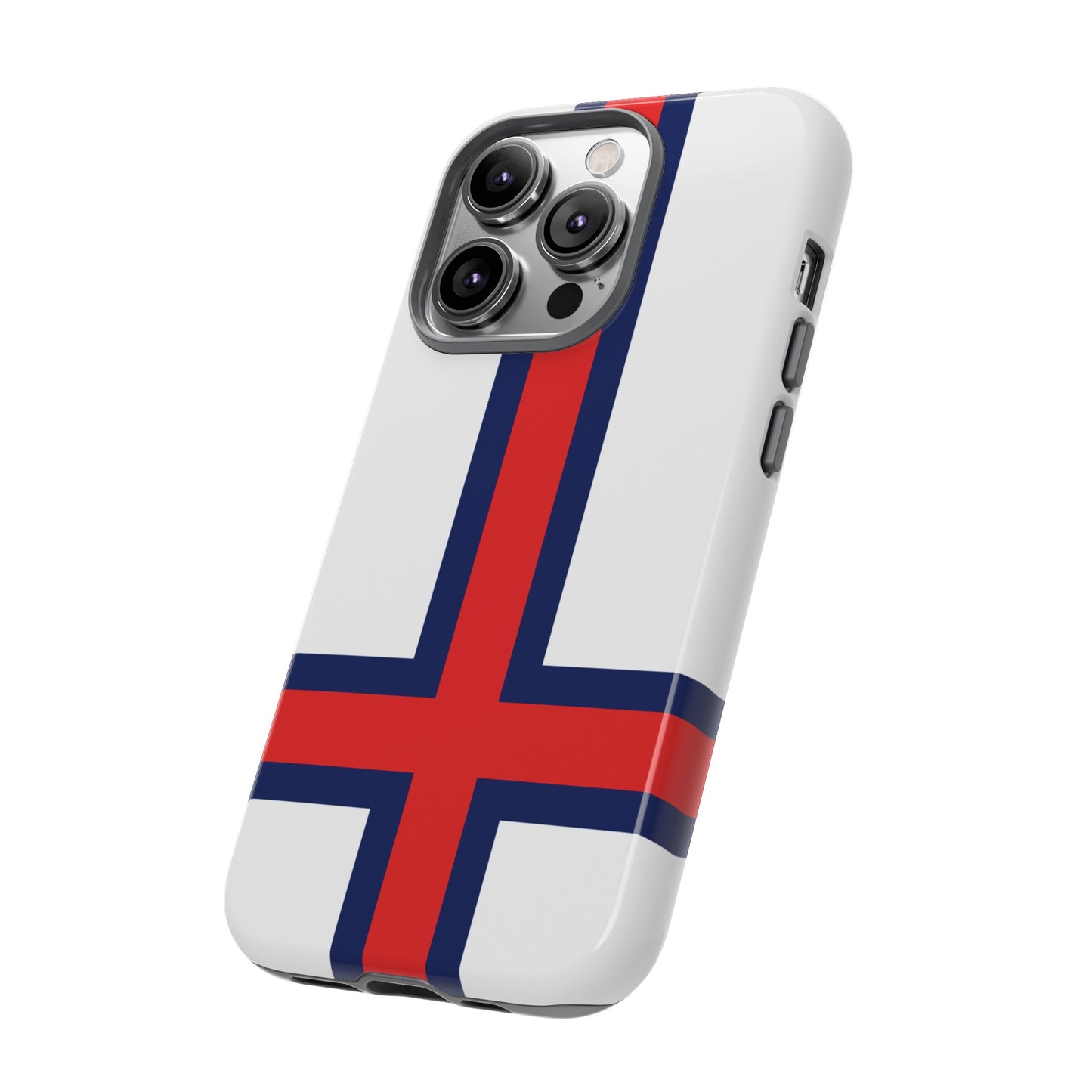 Faroe Island Denmark Flag Phone Case | iPhone 15 Plus/ Pro, 14, 13, 12| Google Pixel 7, Pro, 5| Samsung Galaxy S23 All Major Phone Models