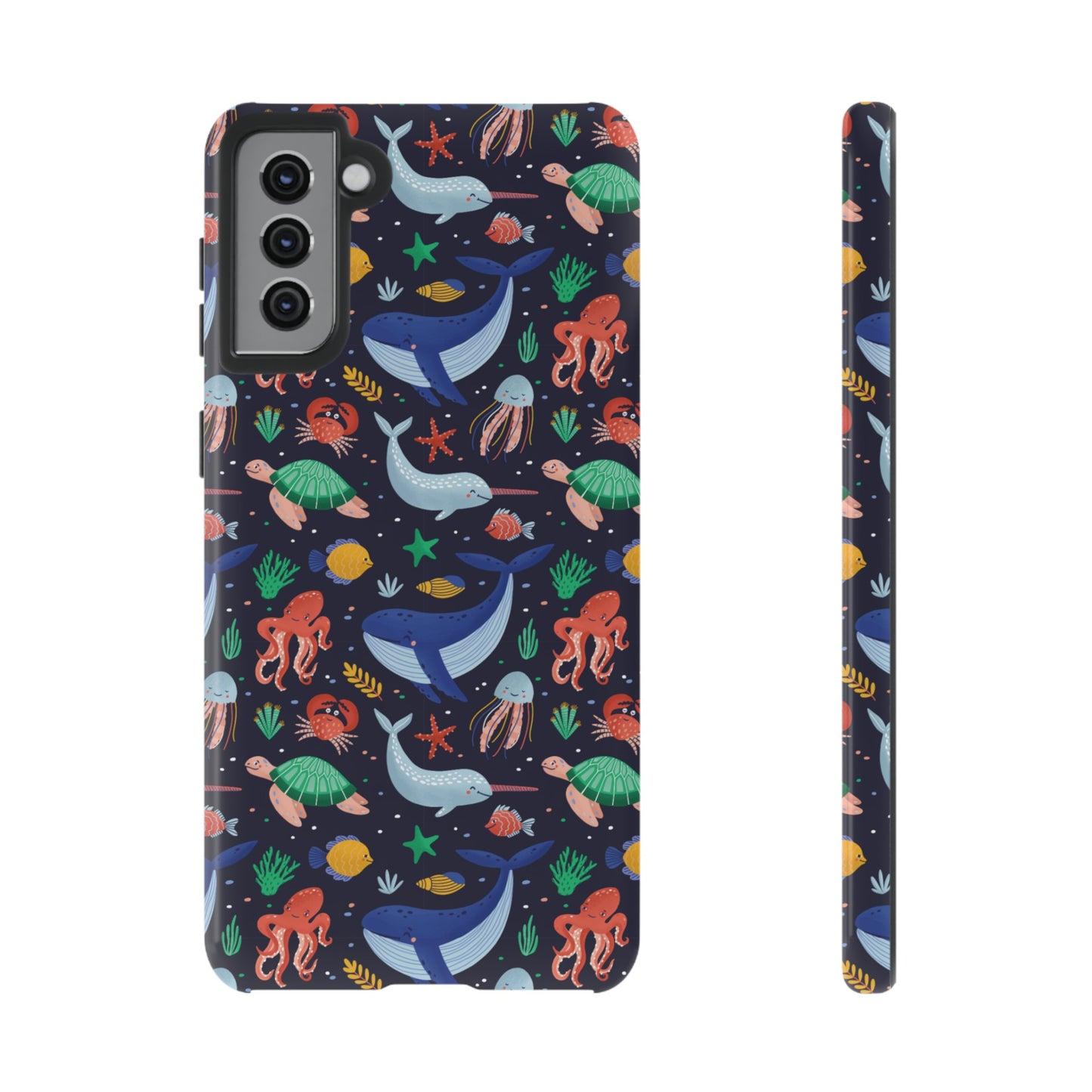 Sea Creatures Wallpaper Phone Case | iPhone 15 Plus/ Pro, 14, 13, 12| Google Pixel 7, Pro, 5| Samsung Galaxy S23 All Major Phone Models