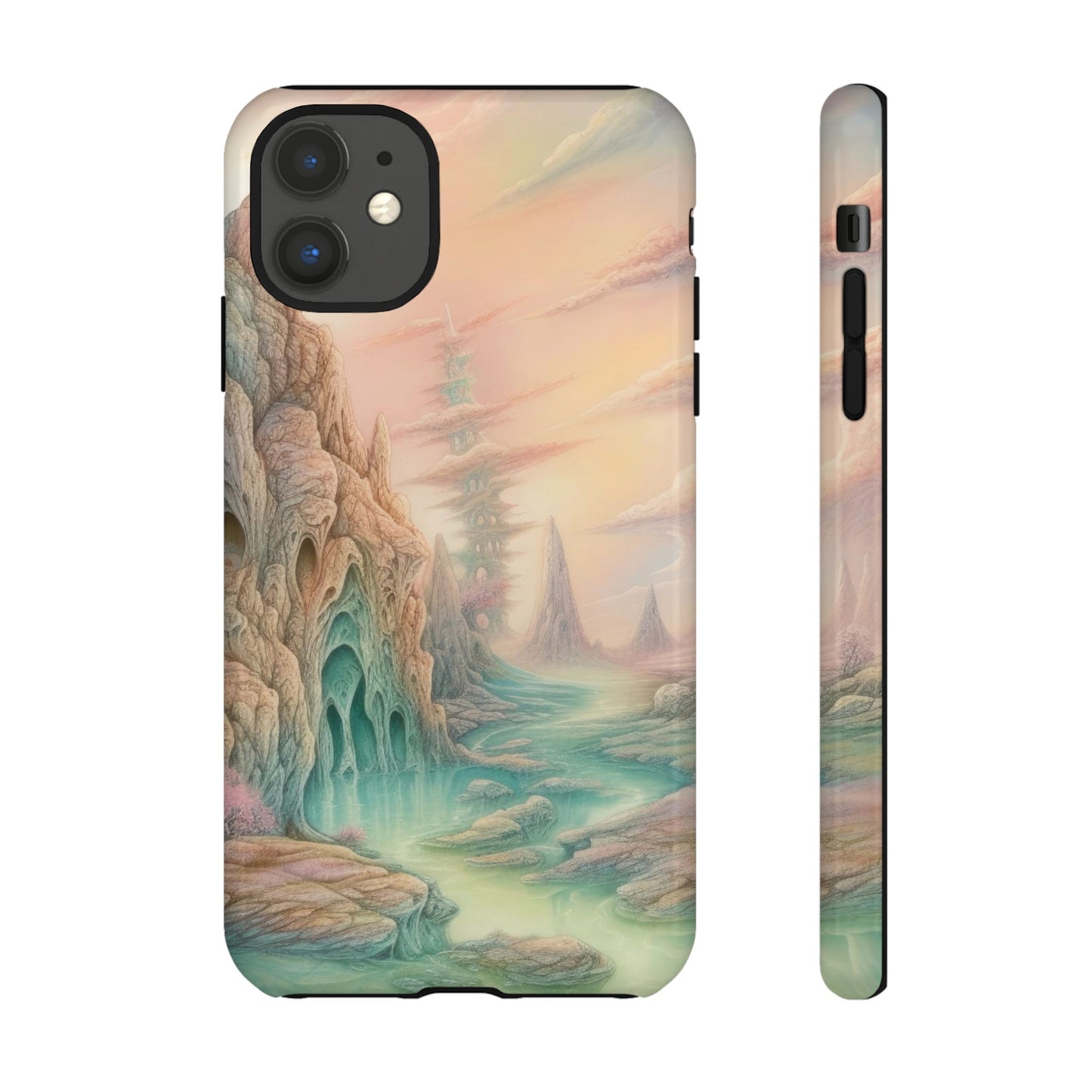 Caves Sci-Fi Wallpaper Phone Case | iPhone 15 Plus/ Pro, 14, 13, 12| Google Pixel 7, Pro, 5| Samsung Galaxy S23 All Major Phone Models