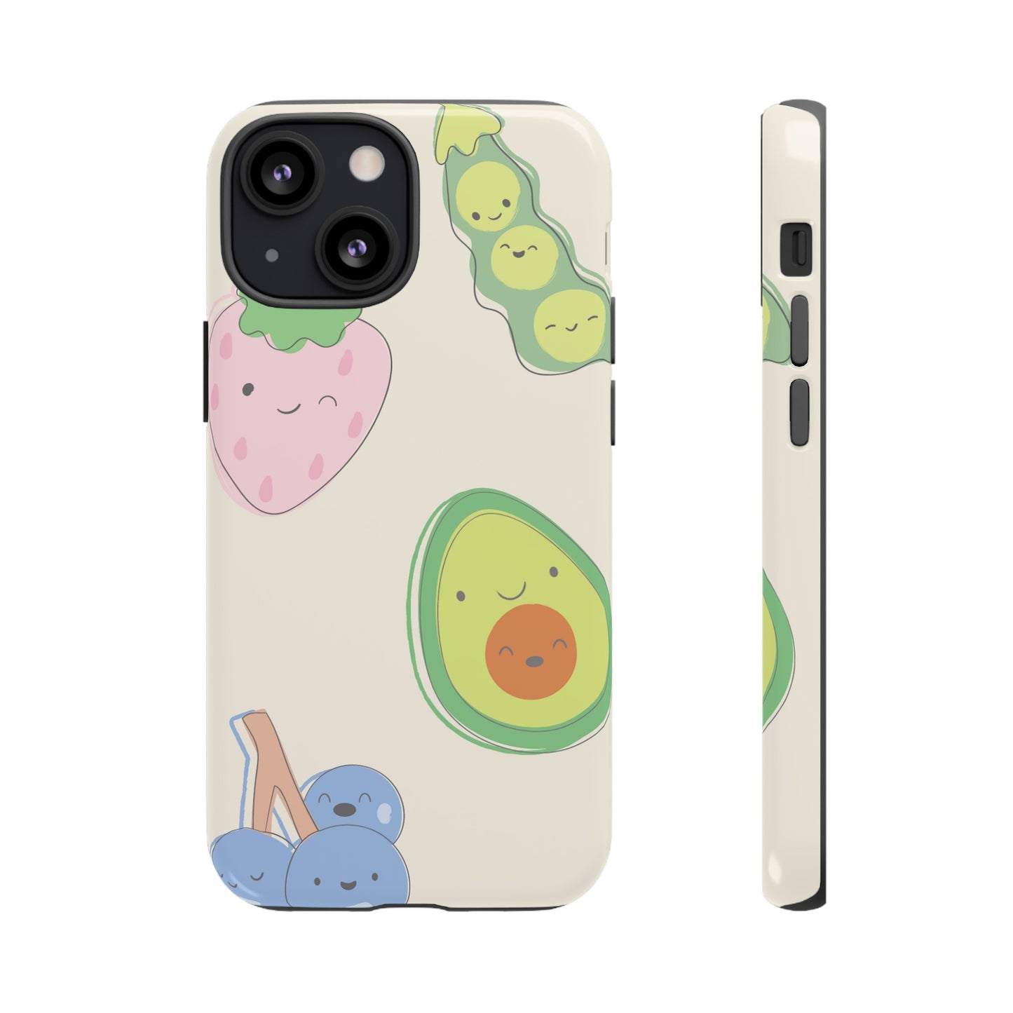 Happy Food Wallpaper Phone Case | iPhone 15 Plus/ Pro, 14, 13, 12| Google Pixel 7, Pro, 5| Samsung Galaxy S23 All Major Phone Models