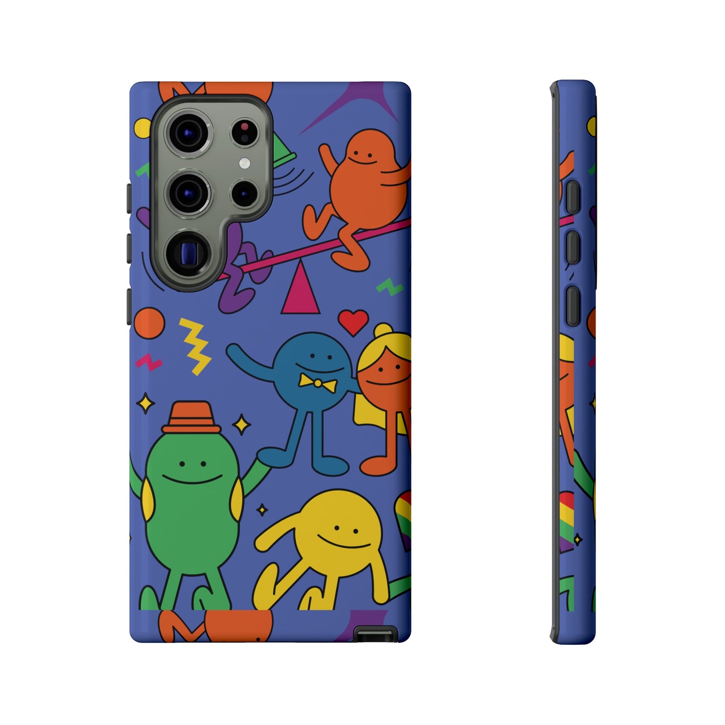 Colourful Cartoon Wallpaper Phone Case | iPhone 15 Plus/ Pro, 14, 13, 12| Google Pixel 7, Pro, 5| Samsung Galaxy S23 All Major Phone Models