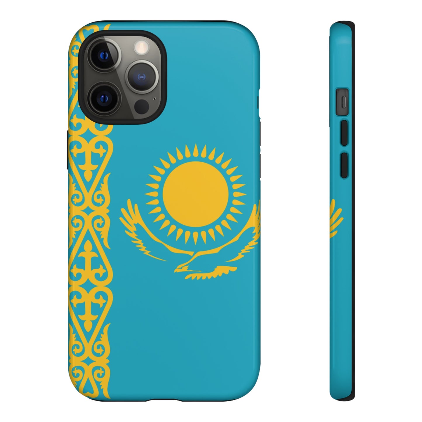 Kazakhstan Flag Phone Case | iPhone 15 Plus/ Pro, 14, 13, 12| Google Pixel 7, Pro, 5| Samsung Galaxy S23 All Major Phone Models