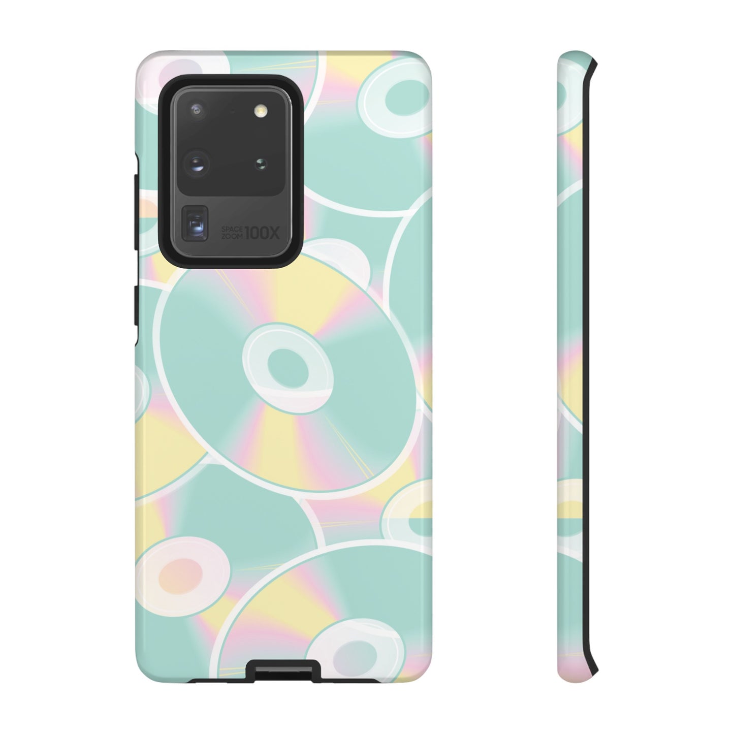 90's CD Wallpaper Phone Case | iPhone 15 Plus/ Pro, 14, 13, 12| Google Pixel 7, Pro, 5| Samsung Galaxy S23 All Major Phone Models