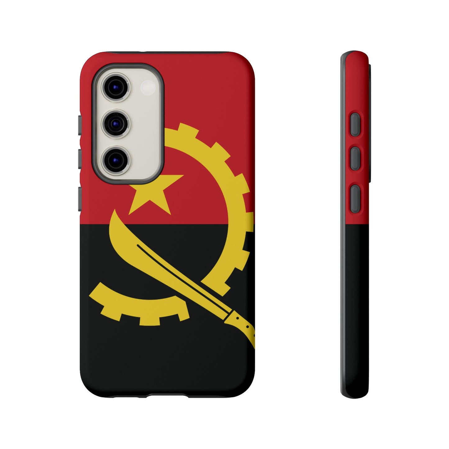 Angola Flag Phone Case | iPhone 15 Plus/ Pro, 14, 13, 12| Google Pixel 7, Pro, 5| Samsung Galaxy S23 All Major Phone Models