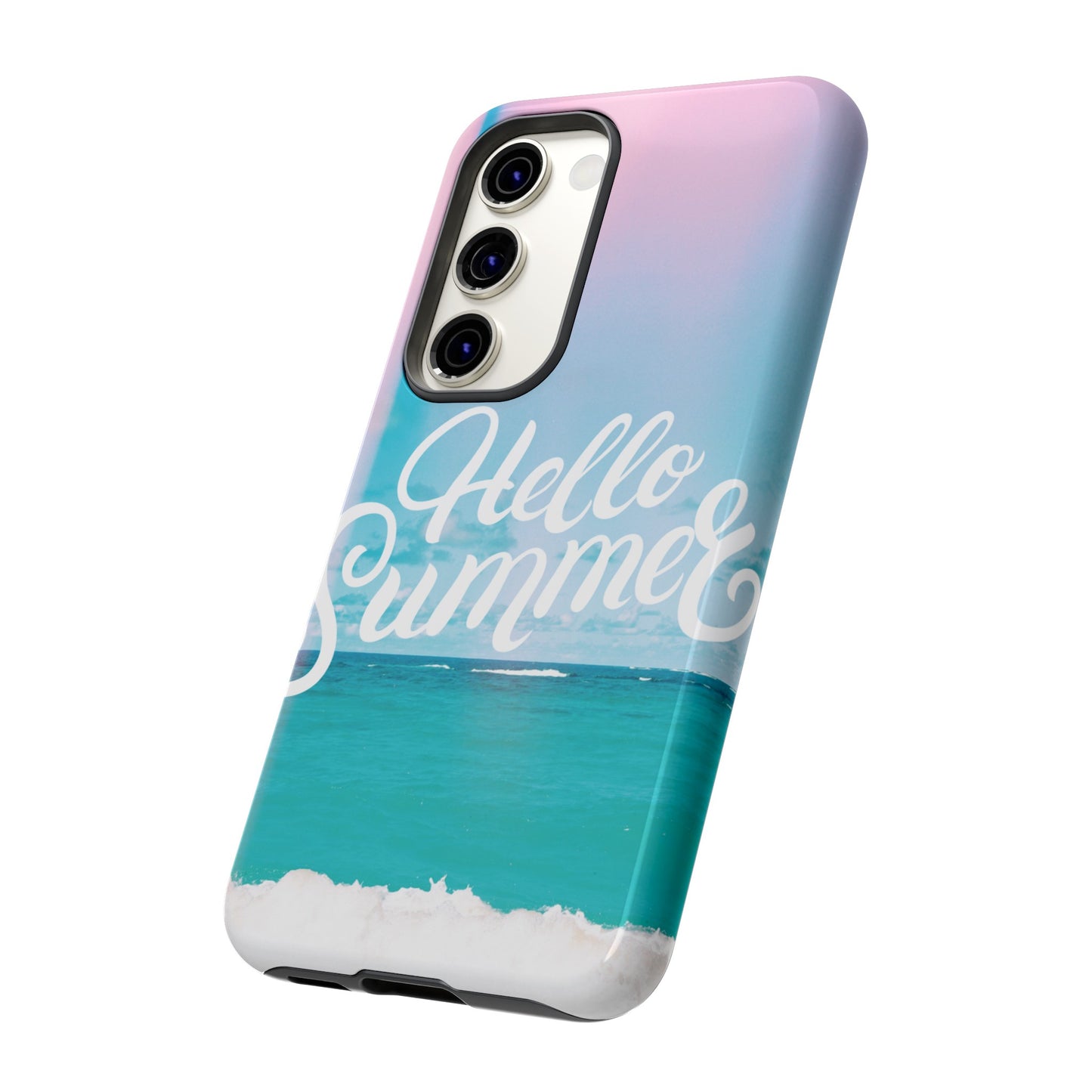 Hello Summer Wallpaper Phone Case | iPhone 15 Plus/ Pro, 14, 13, 12| Google Pixel 7, Pro, 5| Samsung Galaxy S23 All Major Phone Models