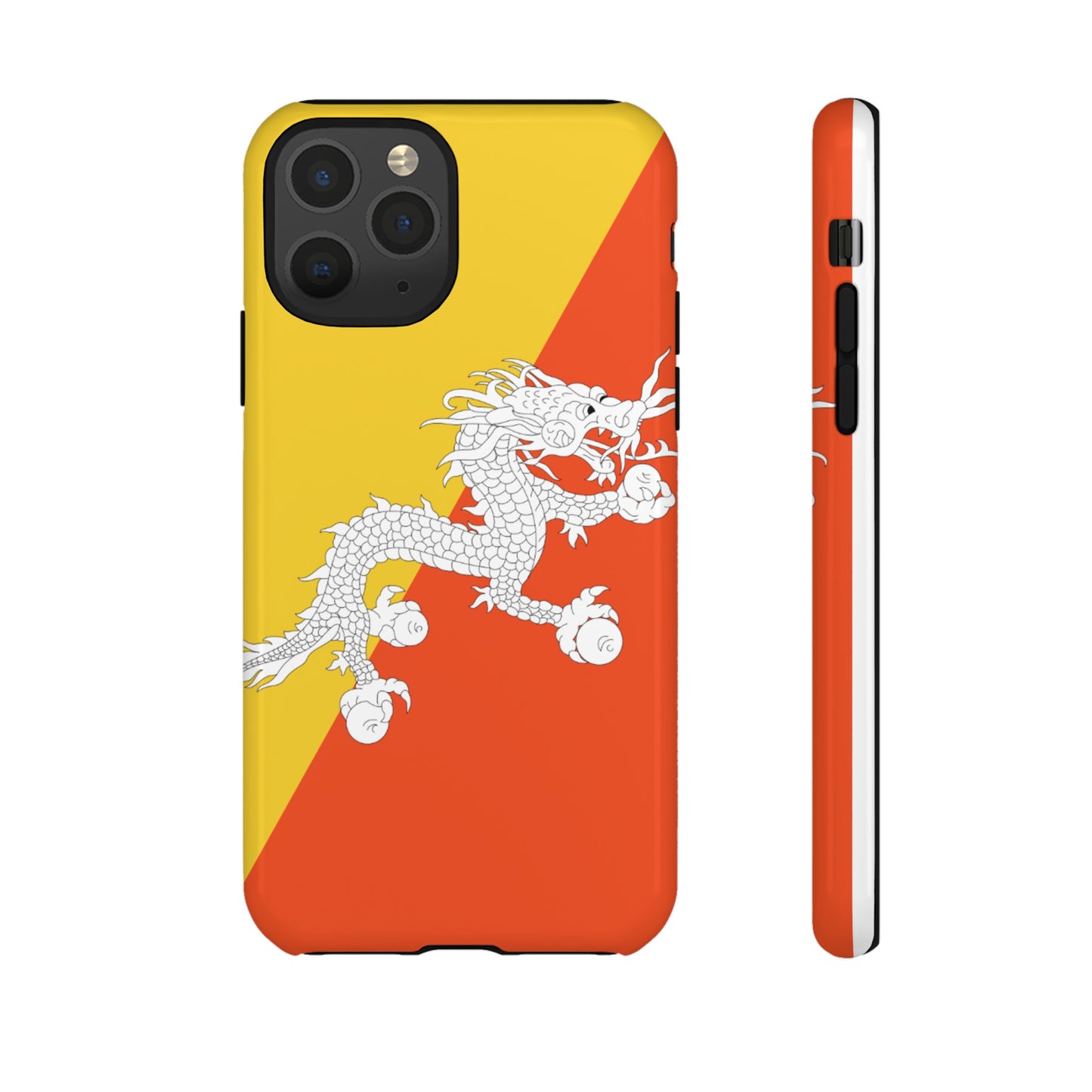 Bhutan Flag Phone Case | iPhone 15 Plus/ Pro, 14, 13, 12| Google Pixel 7, Pro, 5| Samsung Galaxy S23 All Major Phone Models