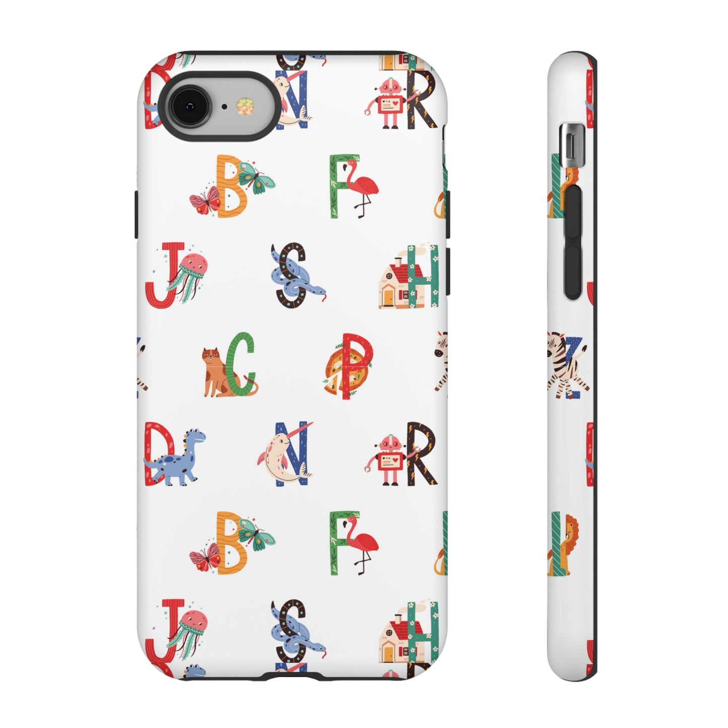 Alphabet Wallpaper Phone Case| iPhone 15 Plus/ Pro, 14, 13, 12| Google Pixel 7, Pro, 5| Samsung Galaxy S23 All Major Phone Models