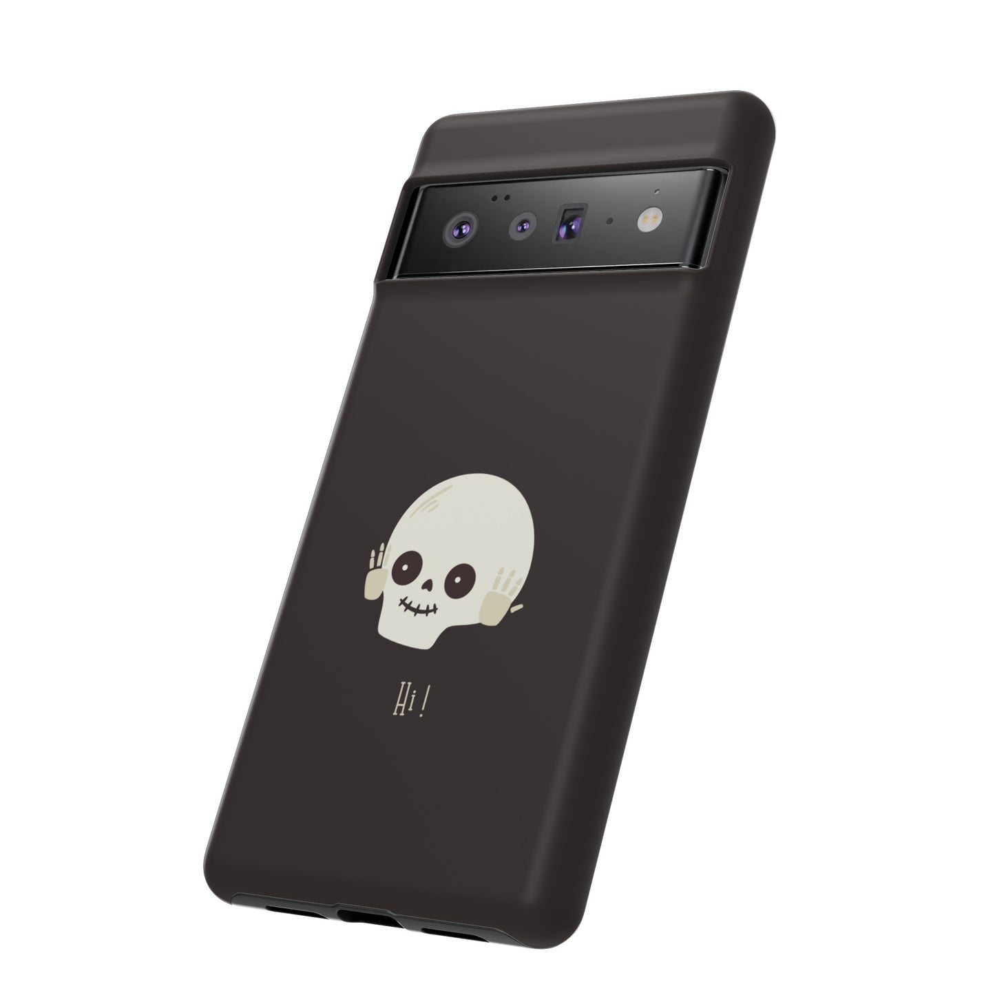 Hello Skull Phone Case | iPhone 15 Plus/ Pro, 14, 13, 12| Google Pixel 7, Pro, 5| Samsung Galaxy S23 All Major Phone Models