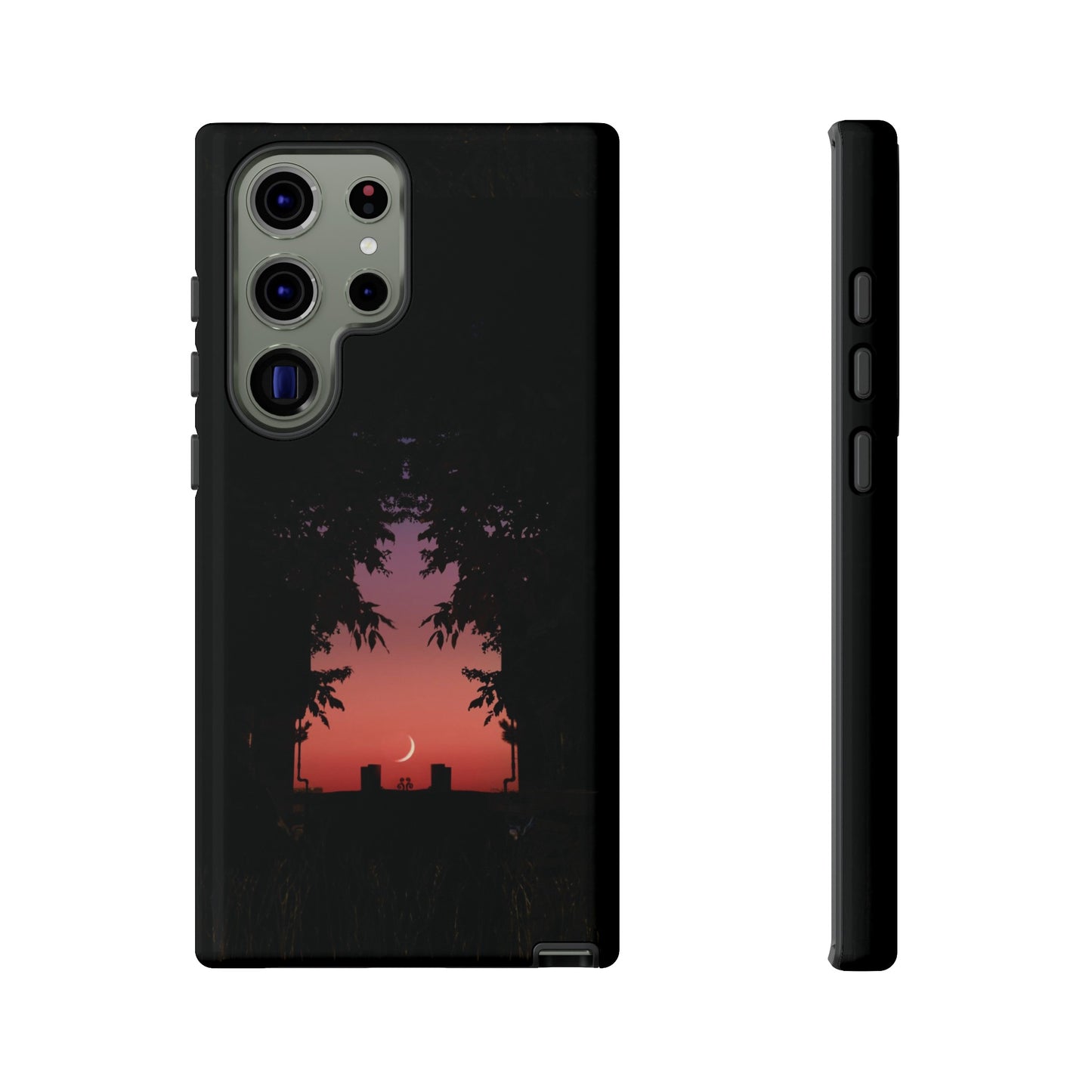 Crescent Night Wallpaper Phone Case | iPhone 15 Plus/ Pro, 14, 13, 12| Google Pixel 7, Pro, 5| Samsung Galaxy S23 All Major Phone Models