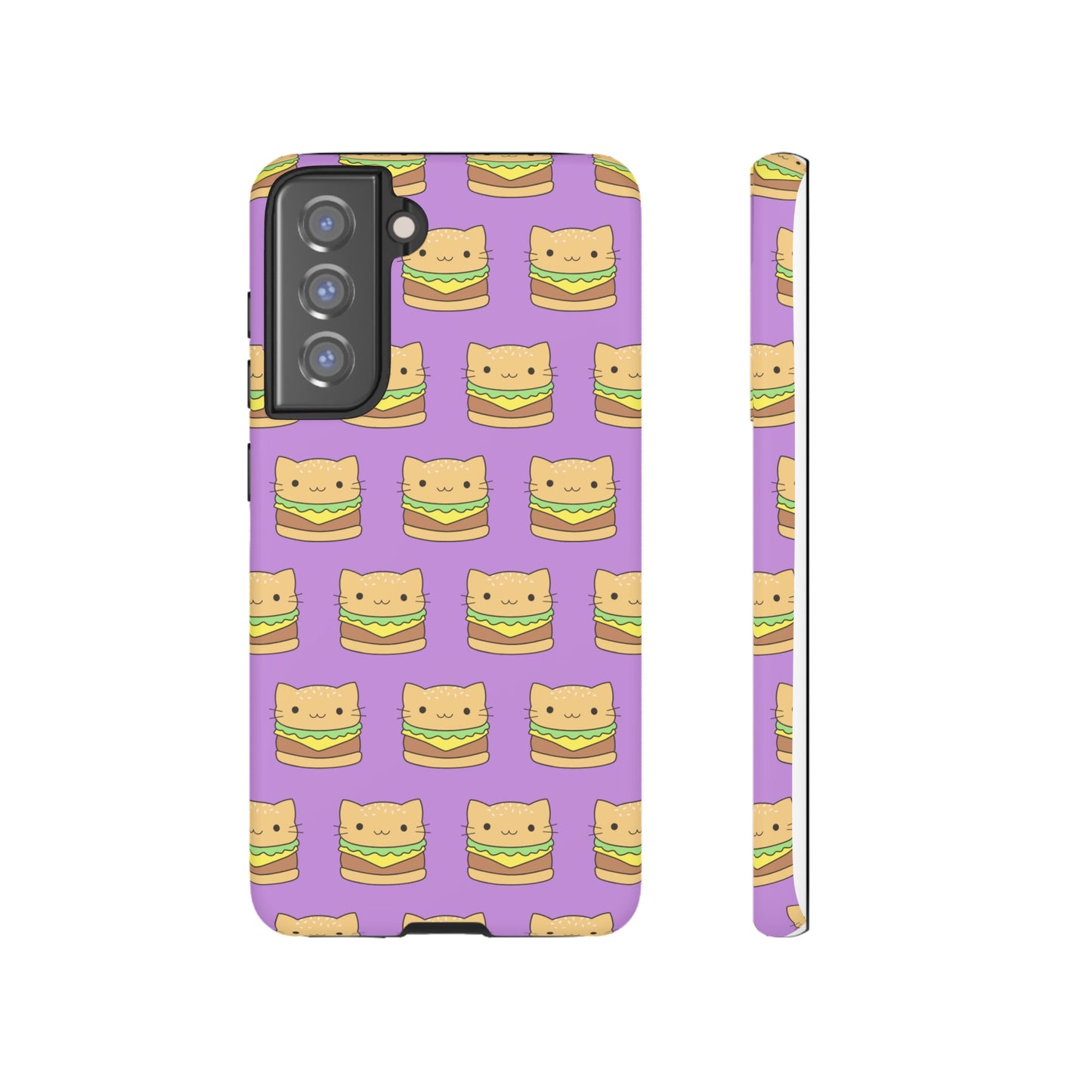 Cat Burger Phone Case | iPhone 15 Plus/ Pro, 14, 13, 12| Google Pixel 7, Pro, 5| Samsung Galaxy S23 All Major Phone Models