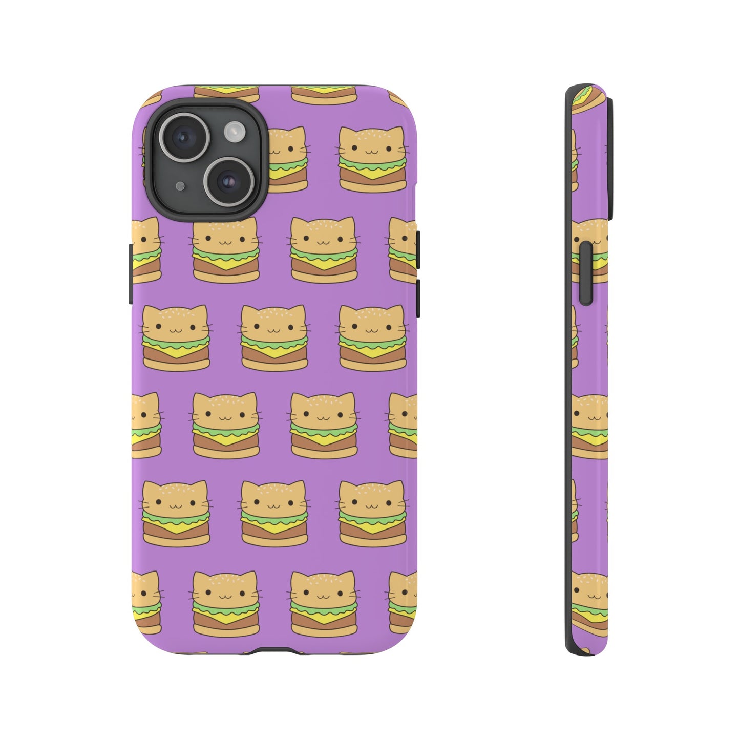 Cat Burger Phone Case | iPhone 15 Plus/ Pro, 14, 13, 12| Google Pixel 7, Pro, 5| Samsung Galaxy S23 All Major Phone Models