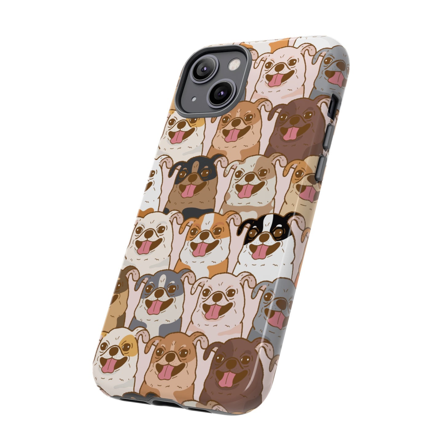 Dog Line Up Phone Case | iPhone 15 Plus/ Pro, 14, 13, 12| Google Pixel 7, Pro, 5| Samsung Galaxy S23 All Major Phone Models