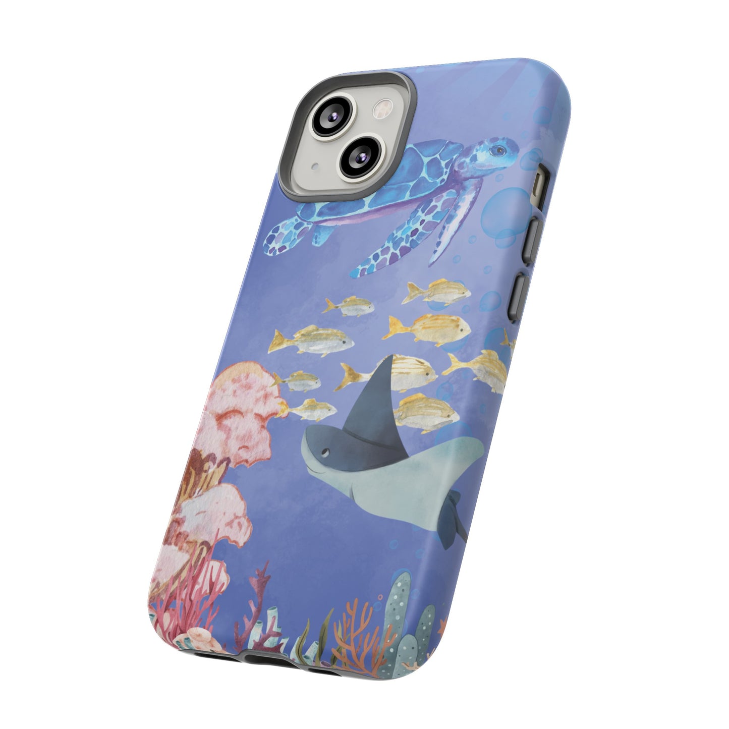 Underwater Scene Wallpaper Phone Case | iPhone 15 Plus/ Pro, 14, 13, 12| Google Pixel 7, Pro, 5| Samsung Galaxy S23 All Major Phone Models