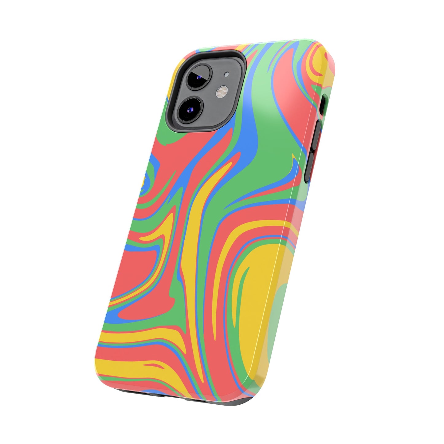 Colourful Marble Phone Case | iPhone 15 Plus/ Pro, 14, 13, 12|