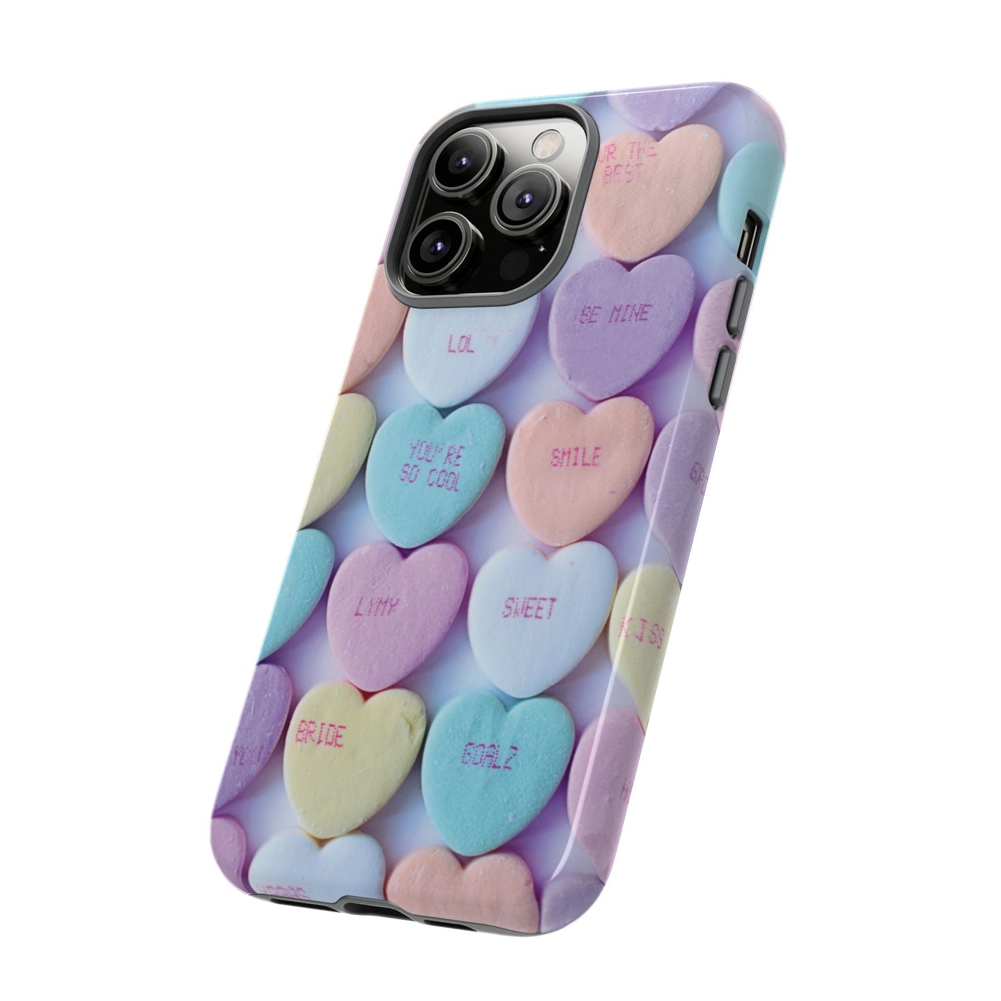 Hearts Valentine's Day Wallpaper Phone Case | iPhone 15 Plus/ Pro, 14, 13, 12| Google Pixel 7, Pro, 5| Samsung Galaxy S23 All Major Phone Models