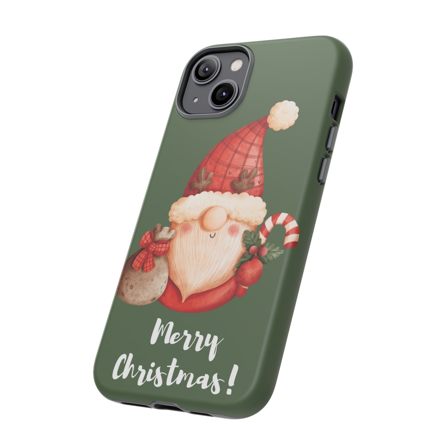 Cute Merry Christmas Wallpaper Phone Case | iPhone 15 Plus/ Pro, 14, 13, 12| Google Pixel 7, Pro, 5| Samsung Galaxy S23 All Major Phone Models