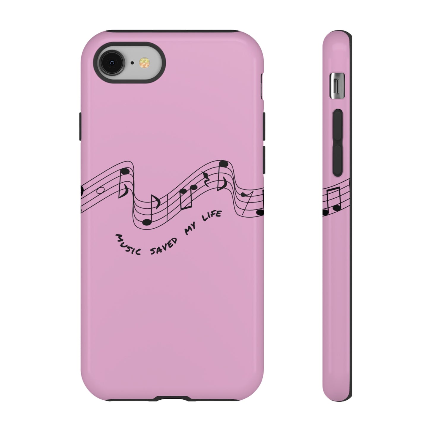 Music Saved My Life Wallpaper Phone Case | iPhone 15 Plus/ Pro, 14, 13, 12| Google Pixel 7, Pro, 5| Samsung Galaxy S23 All Major Phone Models