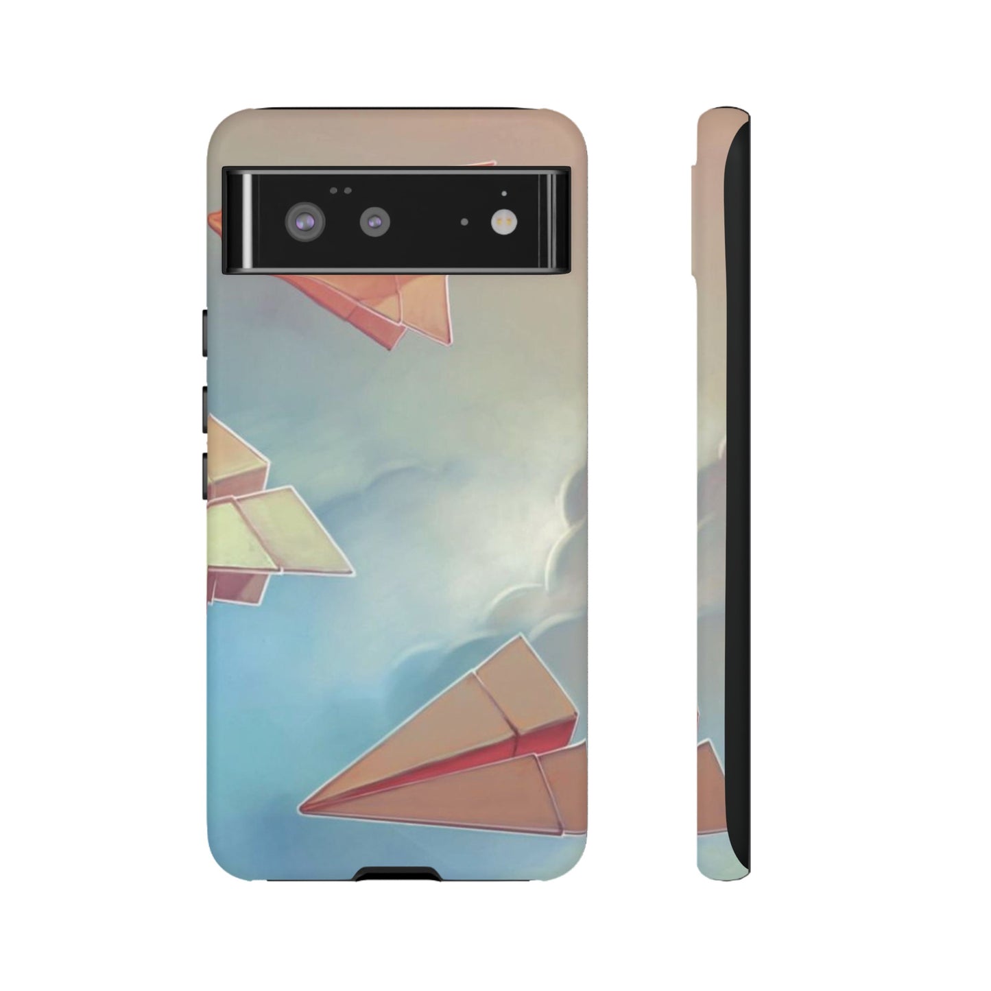 Paper Plane Wallpaper Phone Case | iPhone 15 Plus/ Pro, 14, 13, 12| Google Pixel 7, Pro, 5| Samsung Galaxy S23 All Major Phone Models