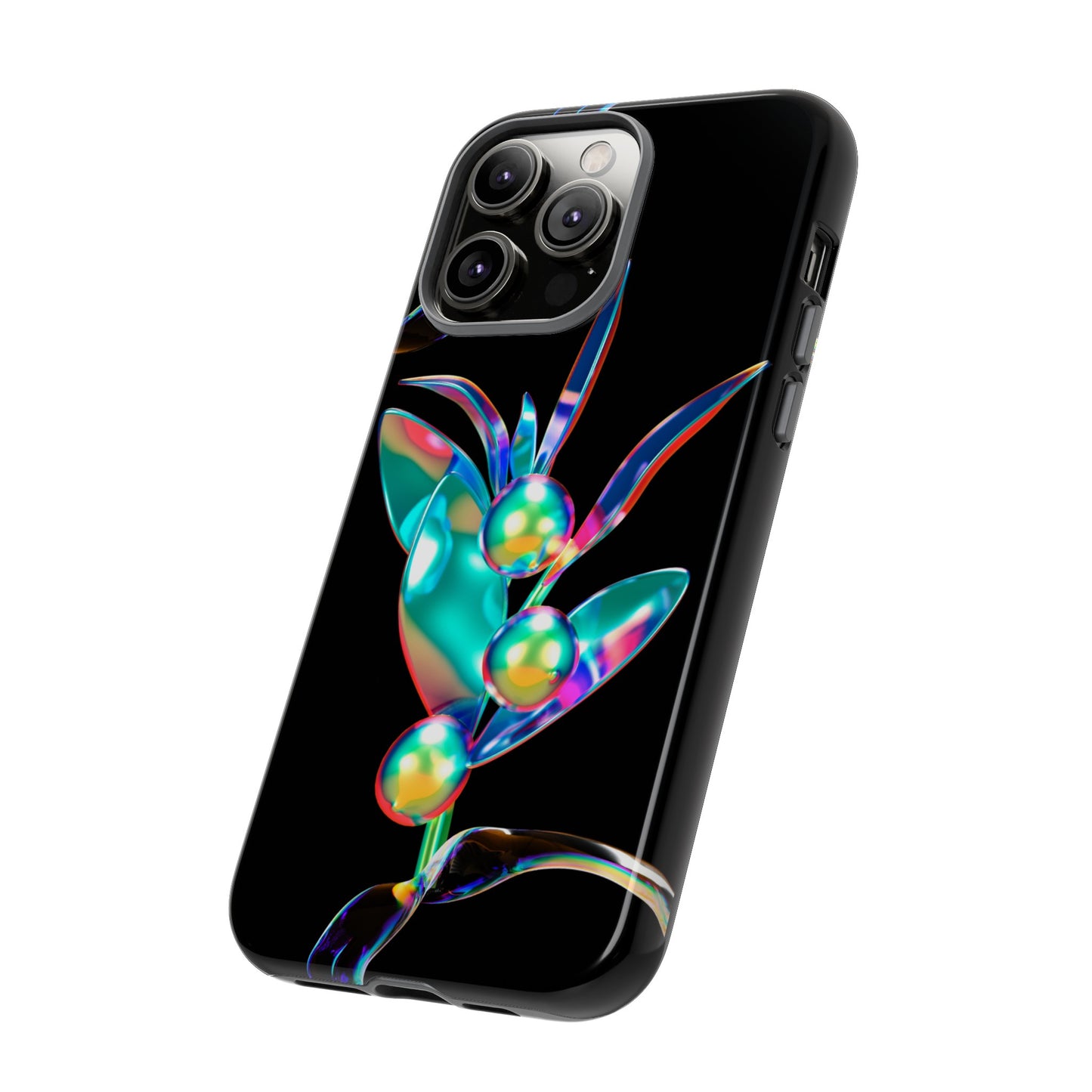 Psychedelic Flower Wallpaper Phone Case | iPhone 15 Plus/ Pro, 14, 13, 12| Google Pixel 7, Pro, 5| Samsung Galaxy S23 All Major Phone Models