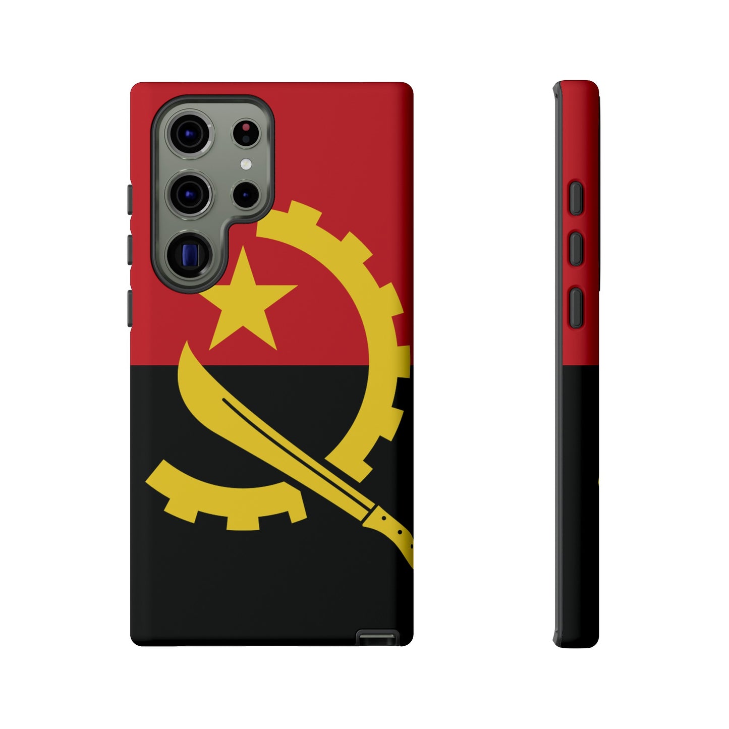 Angola Flag Phone Case | iPhone 15 Plus/ Pro, 14, 13, 12| Google Pixel 7, Pro, 5| Samsung Galaxy S23 All Major Phone Models