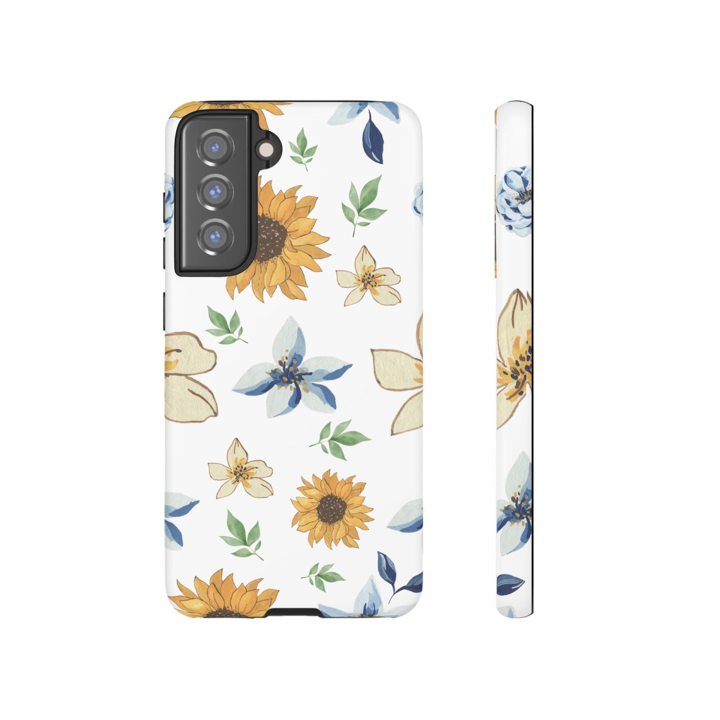 Beautiful Watercolour Flower Wallpaper Phone Case | iPhone 15 Plus/ Pro, 14, 13, 12| Google Pixel 7, Pro, 5| Samsung Galaxy S23 All Major Phone Models