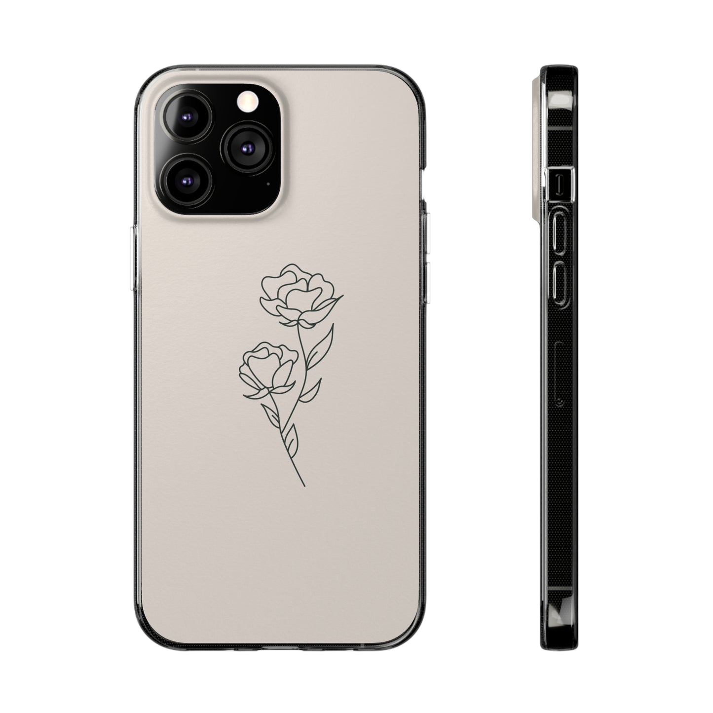 Simple Rose Phone Case | iPhone 15 Plus/ Pro, 14, 13, 12| Google Pixel 7, Pro, 5| Samsung Galaxy S23 All Major Phone Models