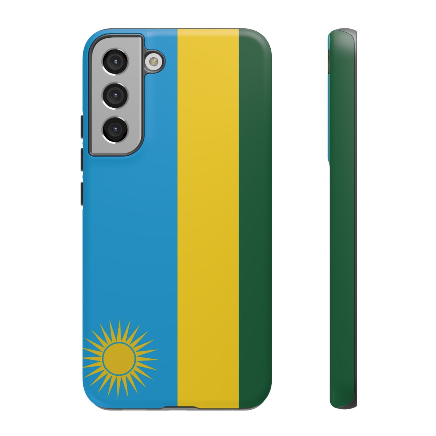 Rwanda Flag Phone Case | iPhone 15 Plus/ Pro, 14, 13, 12| Google Pixel 7, Pro, 5| Samsung Galaxy S23 All Major Phone Models