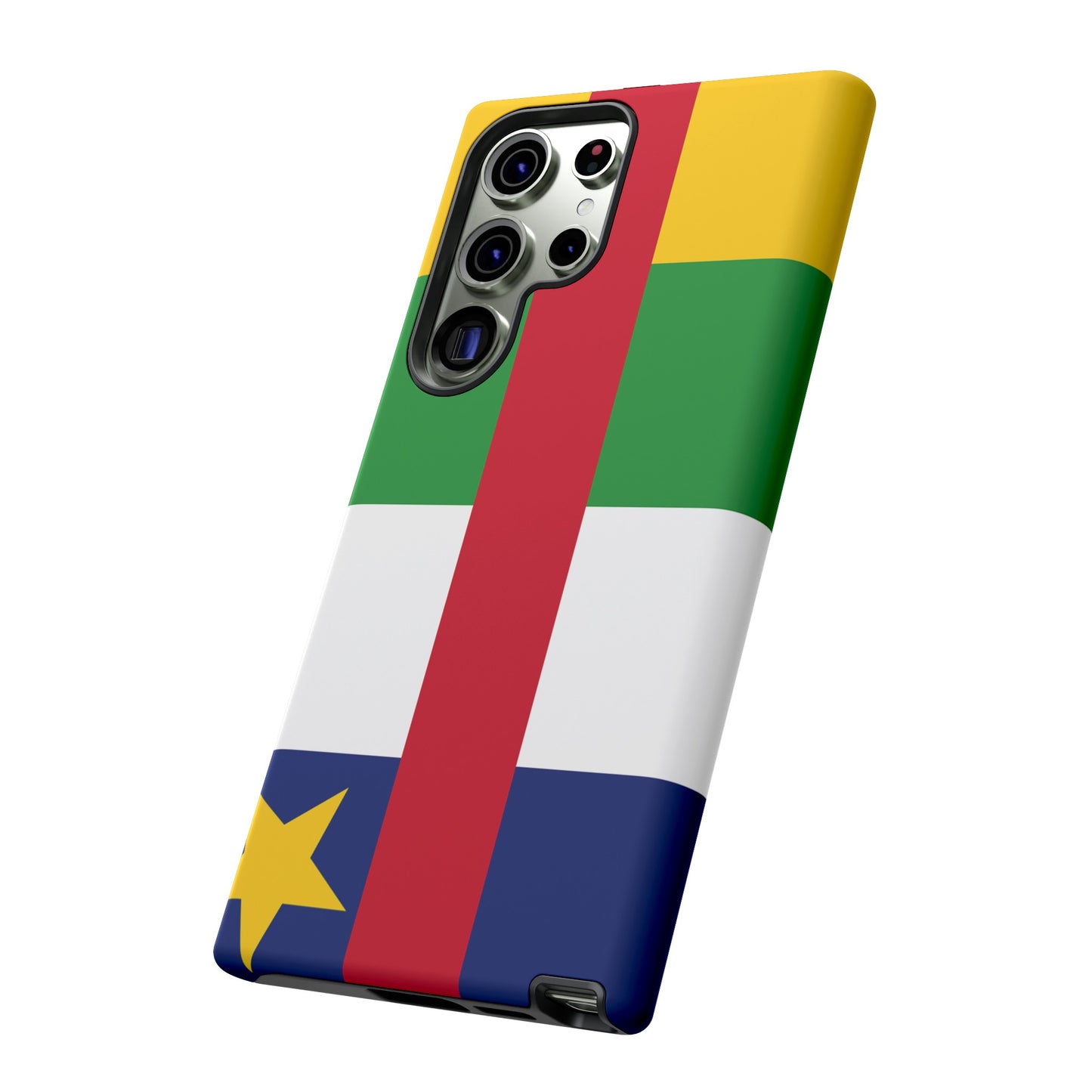 Central African Republic Flag Phone Case | iPhone 15 Plus/ Pro, 14, 13, 12| Google Pixel 7, Pro, 5| Samsung Galaxy S23 All Major Phone Models