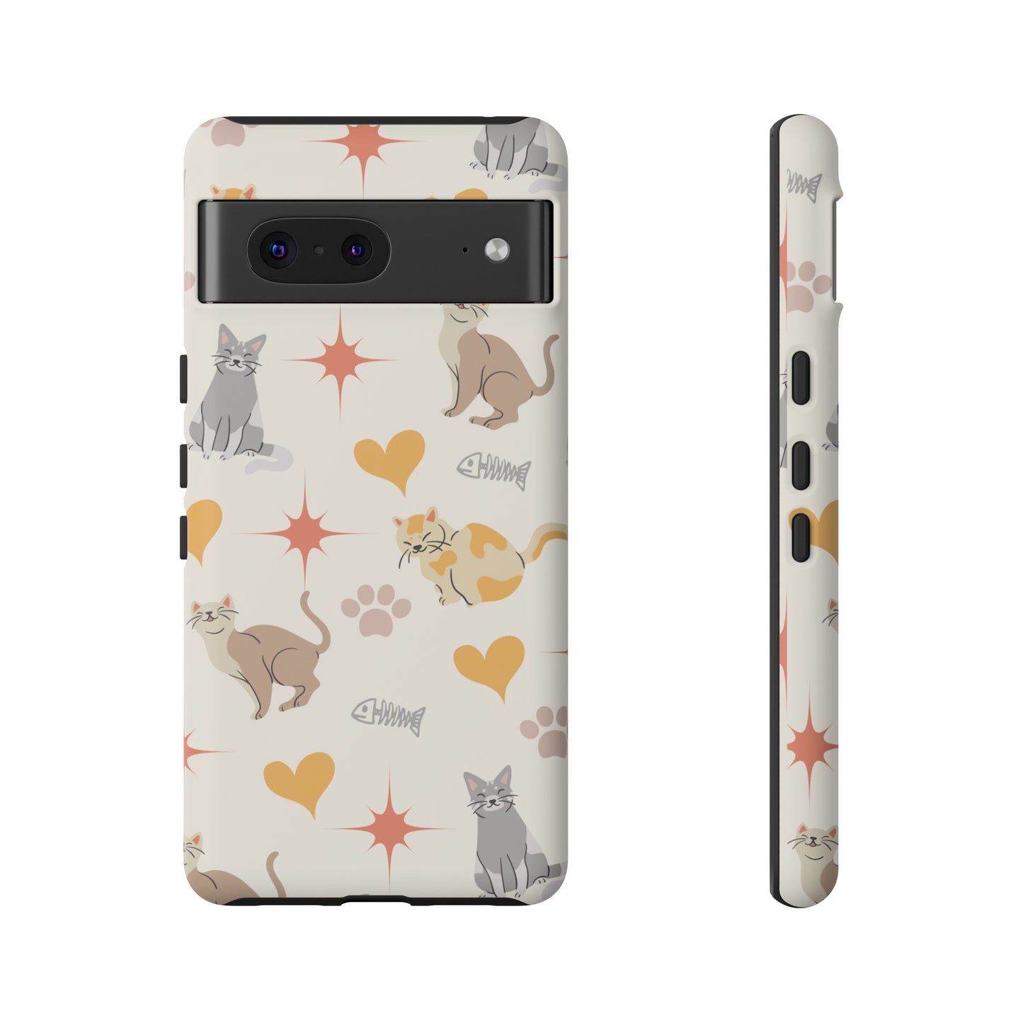 Cute Cat Wallpaper Phone Case | iPhone 15 Plus/ Pro, 14, 13, 12| Google Pixel 7, Pro, 5| Samsung Galaxy S23 All Major Phone Models