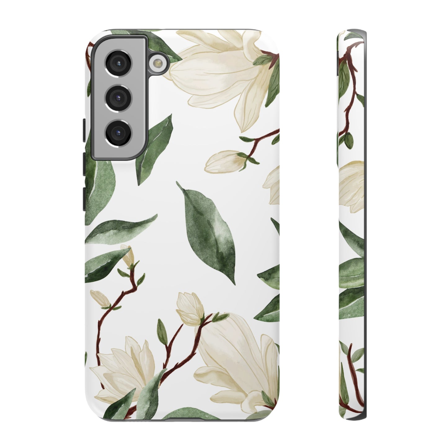 Light Floral Wallpaper Phone Case | iPhone 15 Plus/ Pro, 14, 13, 12| Google Pixel 7, Pro, 5| Samsung Galaxy S23 All Major Phone Models