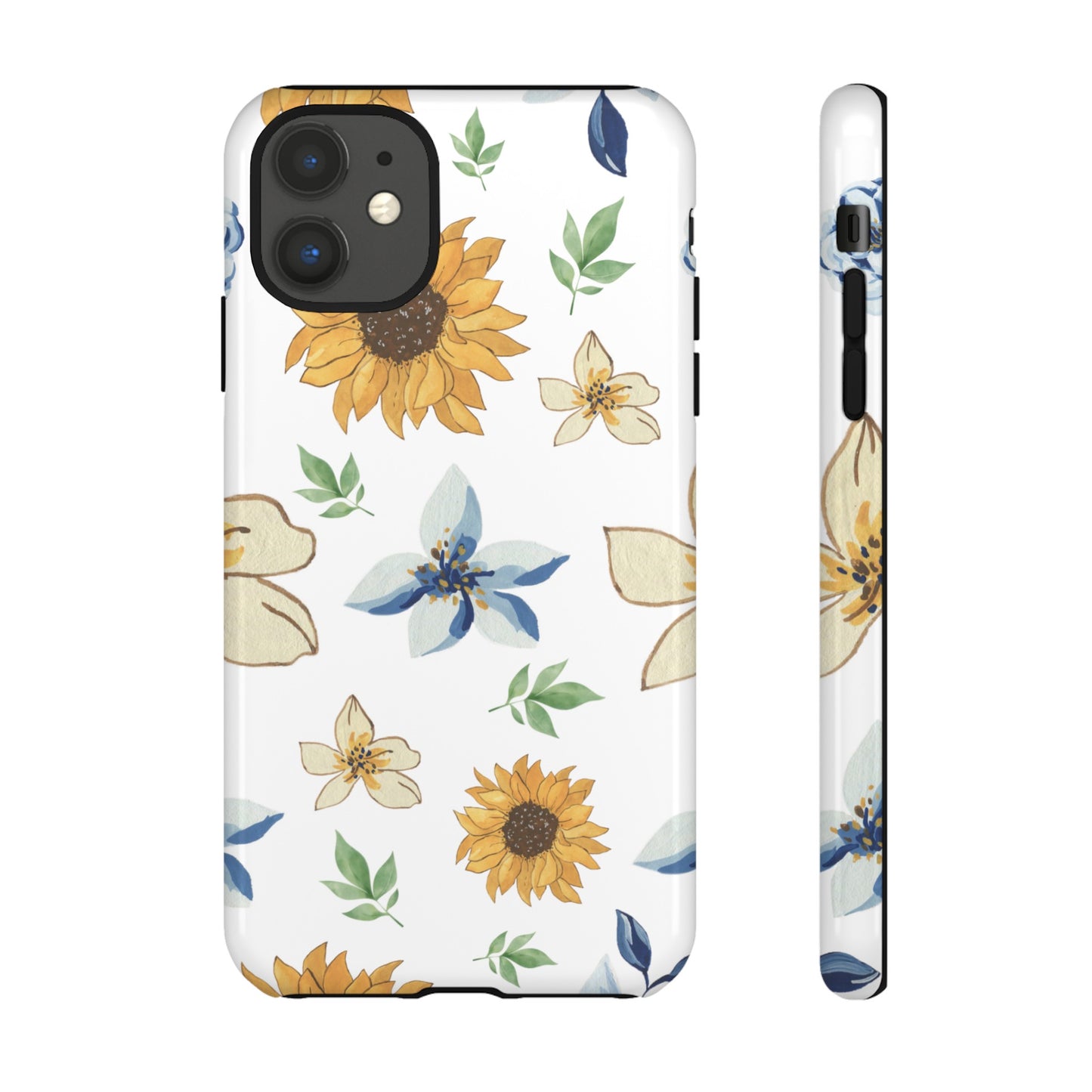 Beautiful Watercolour Flower Wallpaper Phone Case | iPhone 15 Plus/ Pro, 14, 13, 12| Google Pixel 7, Pro, 5| Samsung Galaxy S23 All Major Phone Models