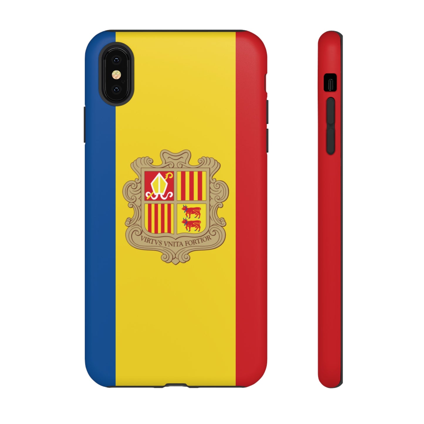 Andorra Flag Phone Case | iPhone 15 Plus/ Pro, 14, 13, 12| Google Pixel 7, Pro, 5| Samsung Galaxy S23 All Major Phone Models