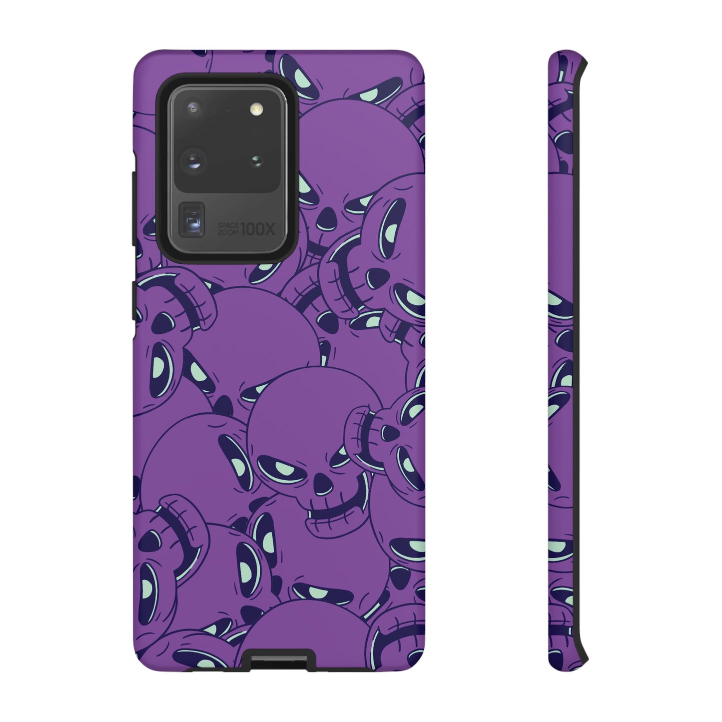 Glowing Skulls Wallpaper Phone Case | iPhone 15 Plus/ Pro, 14, 13, 12| Google Pixel 7, Pro, 5| Samsung Galaxy S23 All Major Phone Models