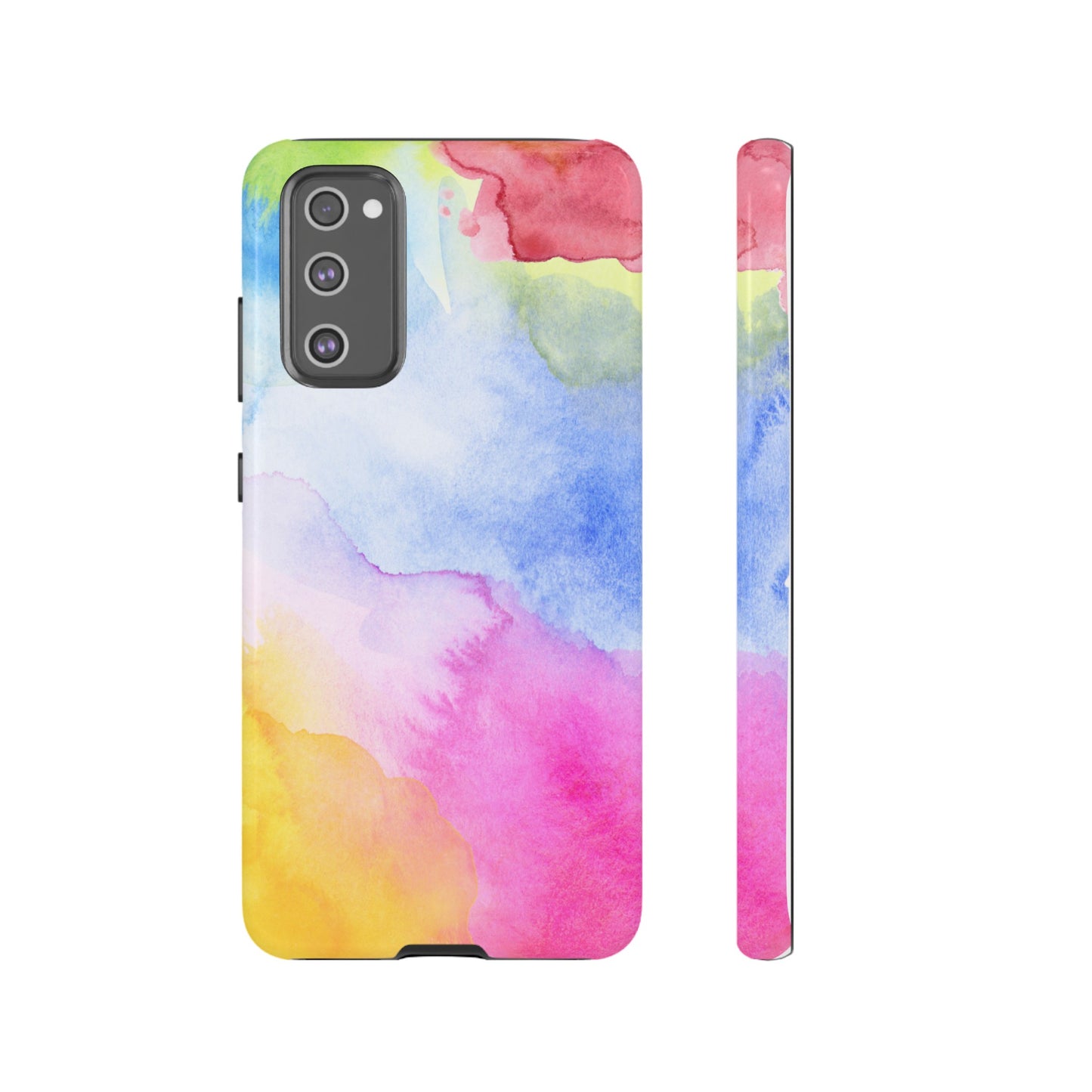 Watercolour Rainbow Phone Case | iPhone 15 Plus/ Pro, 14, 13, 12| Google Pixel 7, Pro, 5| Samsung Galaxy S23 All Major Phone Models