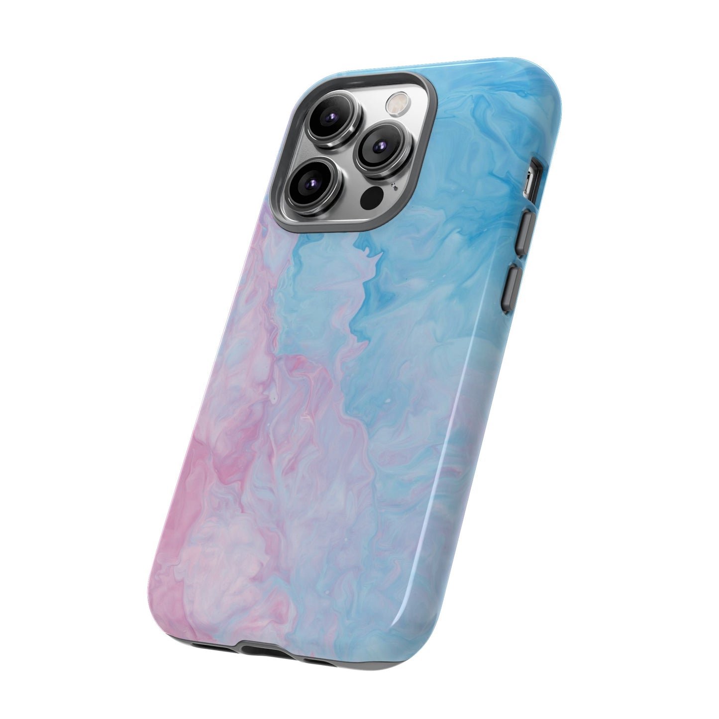 Splash of Blue & Pink Wallpaper Phone Case |iPhone 15 Plus/ Pro, 14, 13, 12|Google Pixel 7, Pro, 5|Samsung Galaxy S23 All Major Phone Models