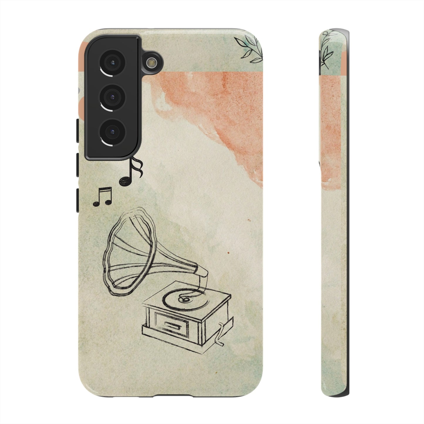 Record Player Wallpaper Phone Case | iPhone 15 Plus/ Pro, 14, 13, 12| Google Pixel 7, Pro, 5| Samsung Galaxy S23 All Major Phone Models