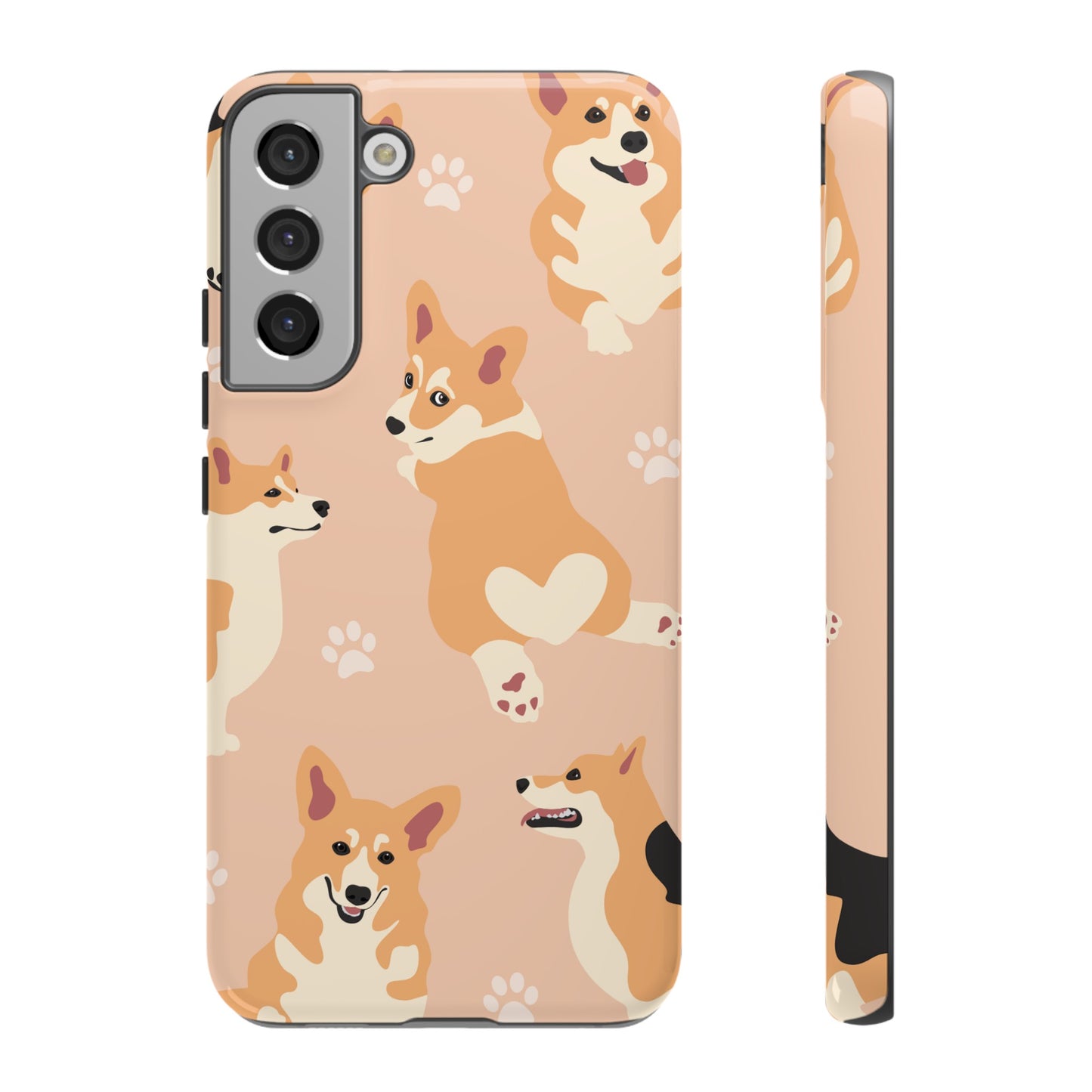 Corgi Wallpaper Phone Case | iPhone 15 Plus/ Pro, 14, 13, 12| Google Pixel 7, Pro, 5| Samsung Galaxy S23 All Major Phone Models