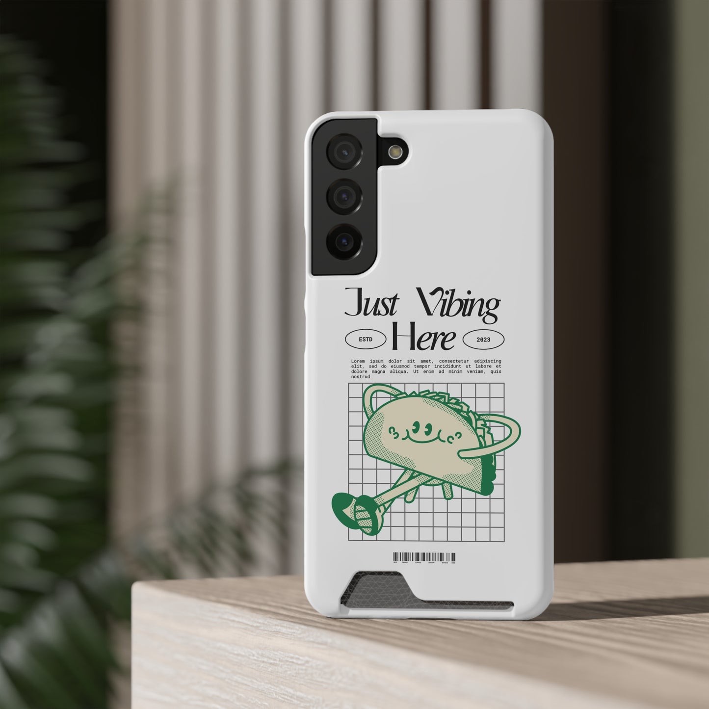 Just Vibing Here Phone Case | iPhone 15 Plus/ Pro, 14, 13, 12|Samsung Galaxy Models