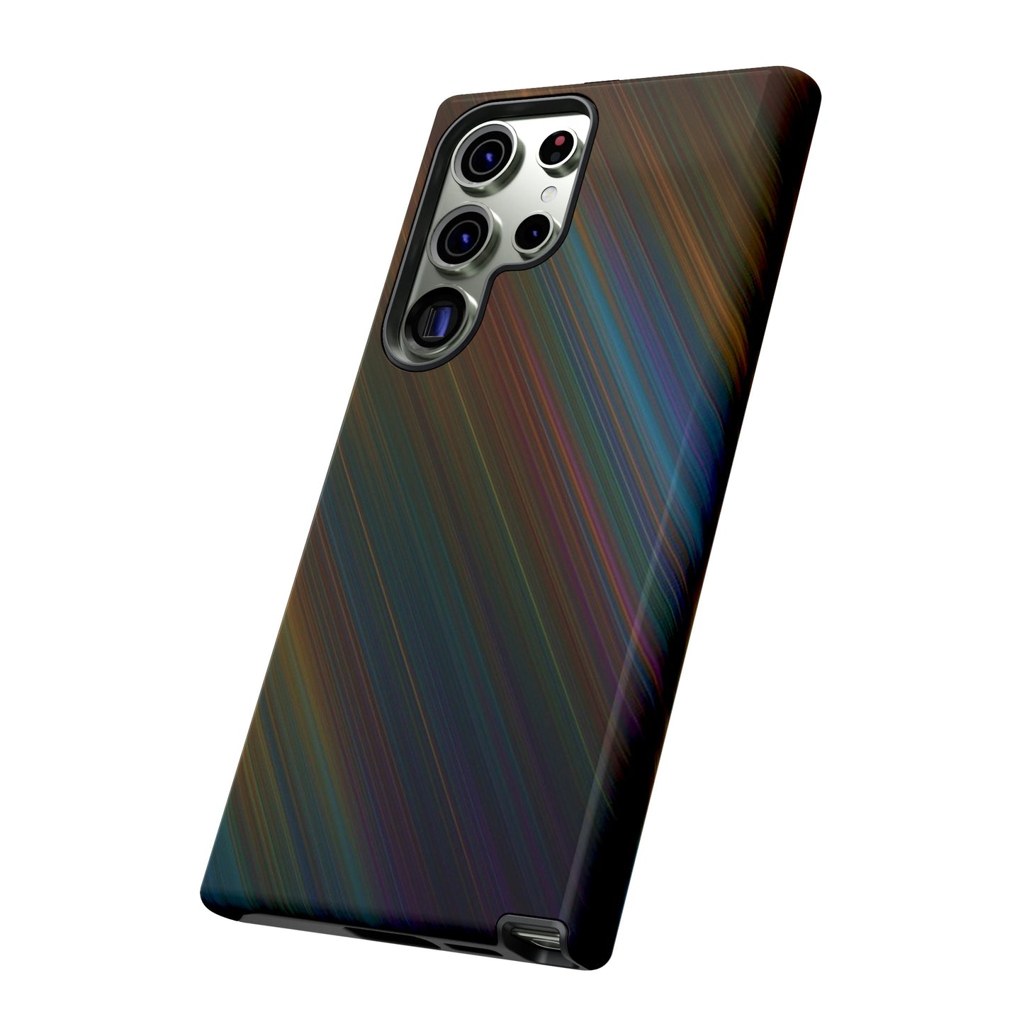 Slanted Rainbow Wallpaper Phone Case | iPhone 15 Plus/ Pro, 14, 13, 12| Google Pixel 7, Pro, 5| Samsung Galaxy S23 All Major Phone Models