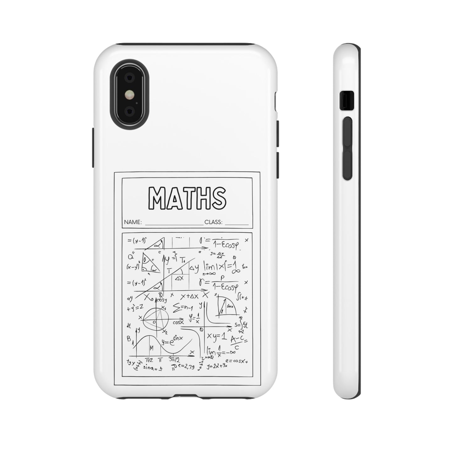 Maths Class Wallpaper Phone Case | iPhone 15 Plus/ Pro, 14, 13, 12| Google Pixel 7, Pro, 5| Samsung Galaxy S23 All Major Phone Models