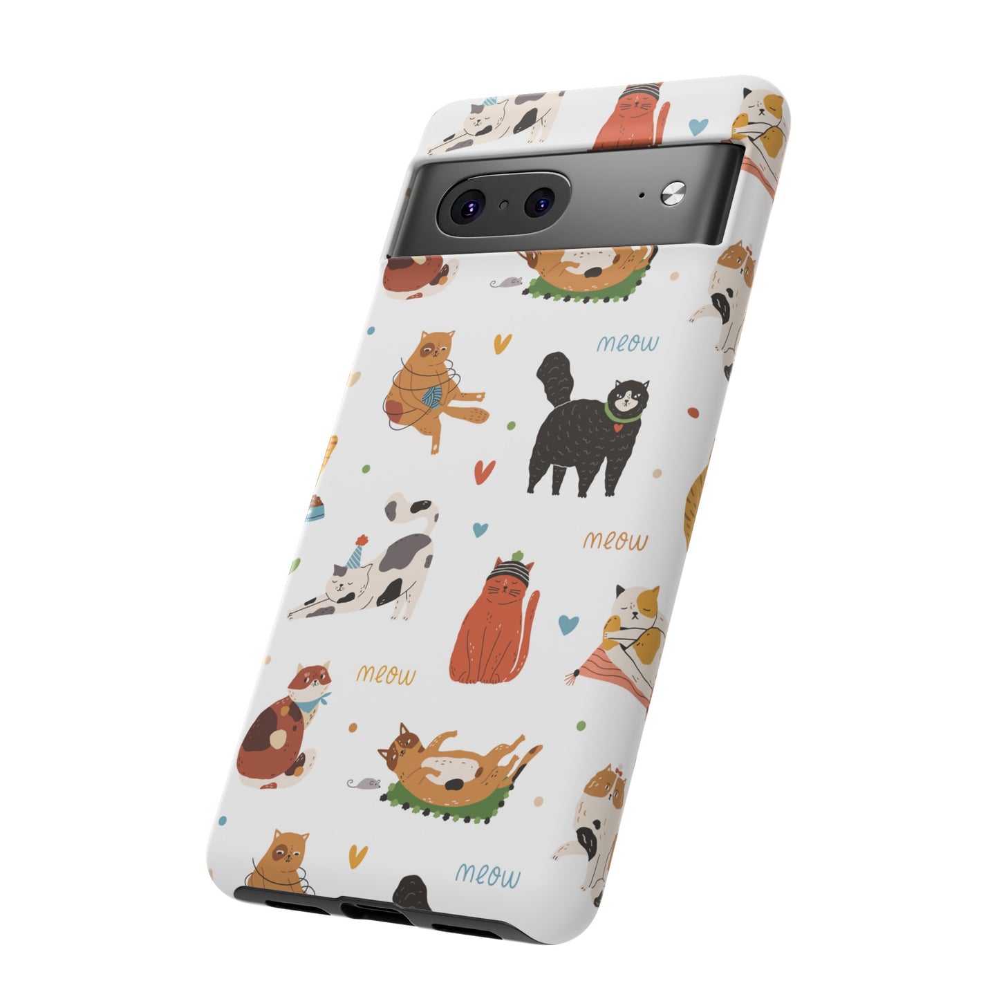 Collage of Cats Wallpaper Phone Case | iPhone 15 Plus/ Pro, 14, 13, 12| Google Pixel 7, Pro, 5| Samsung Galaxy S23 All Major Phone Models