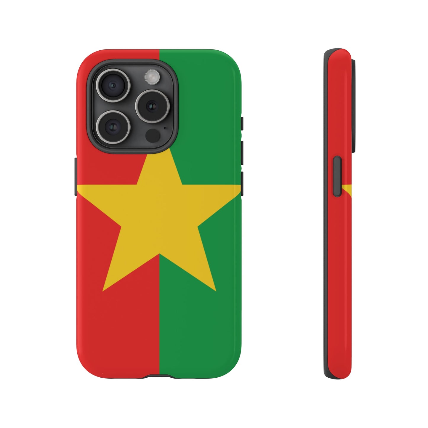 Burkina Faso Flag Phone Case | iPhone 15 Plus/ Pro, 14, 13, 12| Google Pixel 7, Pro, 5| Samsung Galaxy S23 All Major Phone Models