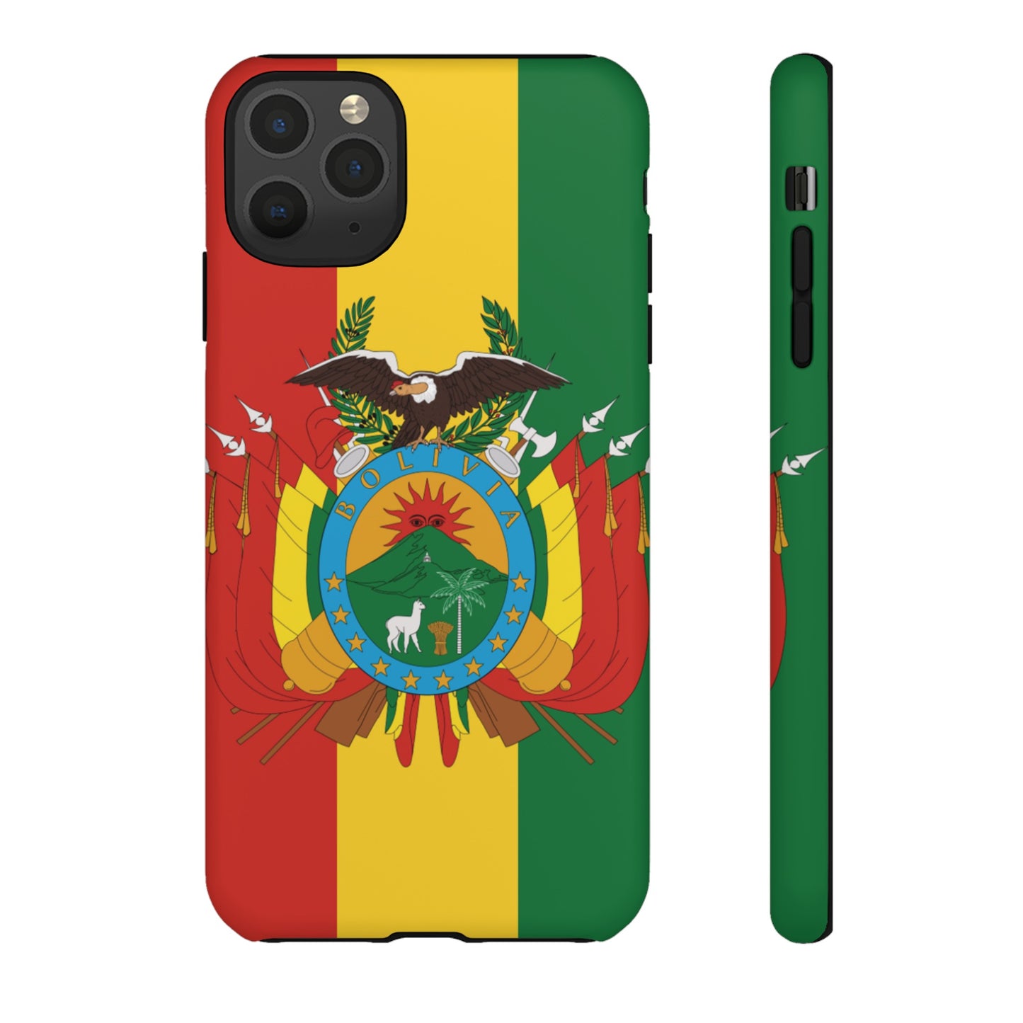 Bolivia Flag Phone Case | iPhone 15 Plus/ Pro, 14, 13, 12| Google Pixel 7, Pro, 5| Samsung Galaxy S23 All Major Phone Models