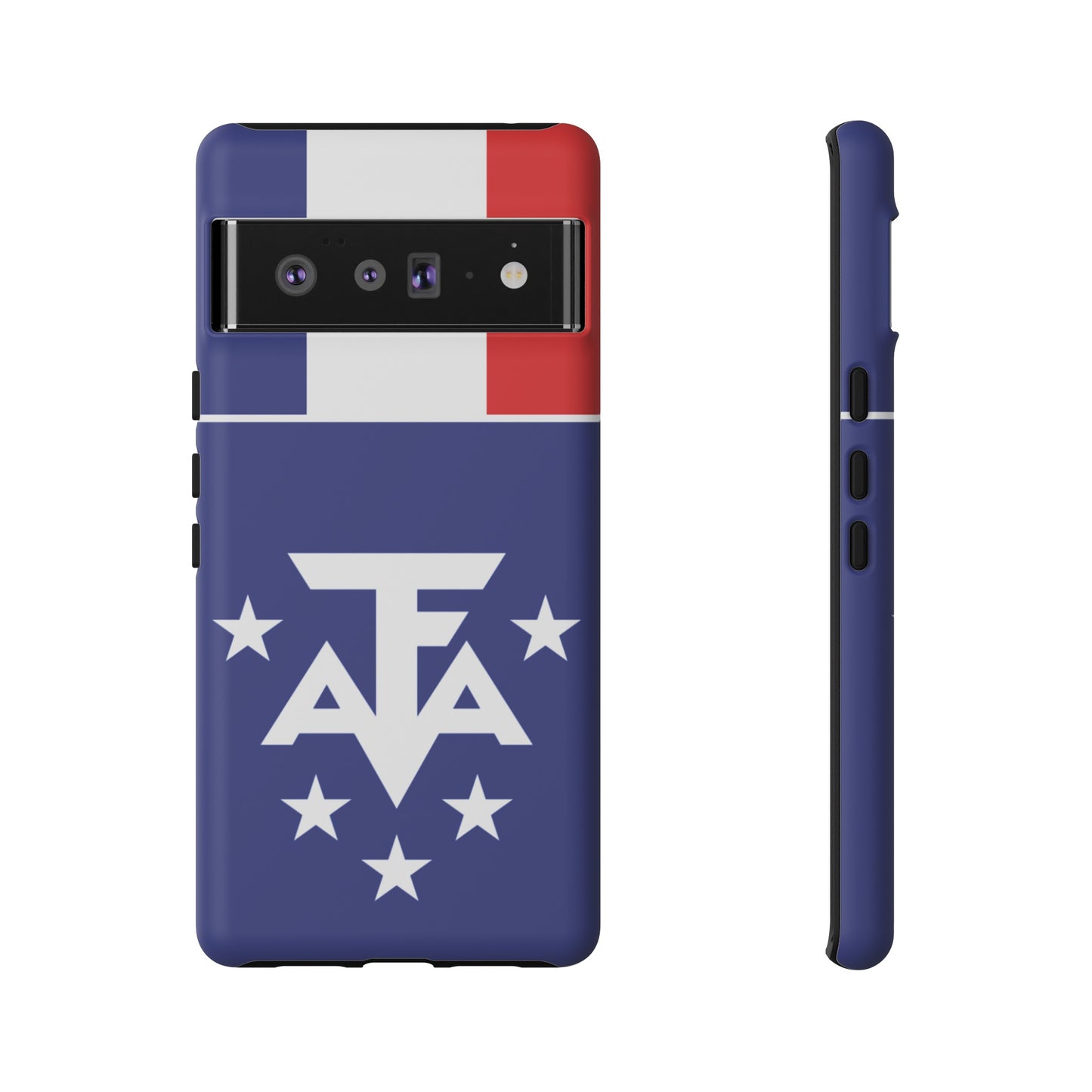 French Southern And Antarctic Lands Flag Phone Case | iPhone 15 Plus/ Pro, 14, 13, 12| Google Pixel 7, Pro, 5| Samsung Galaxy S23 All Major Phone Models