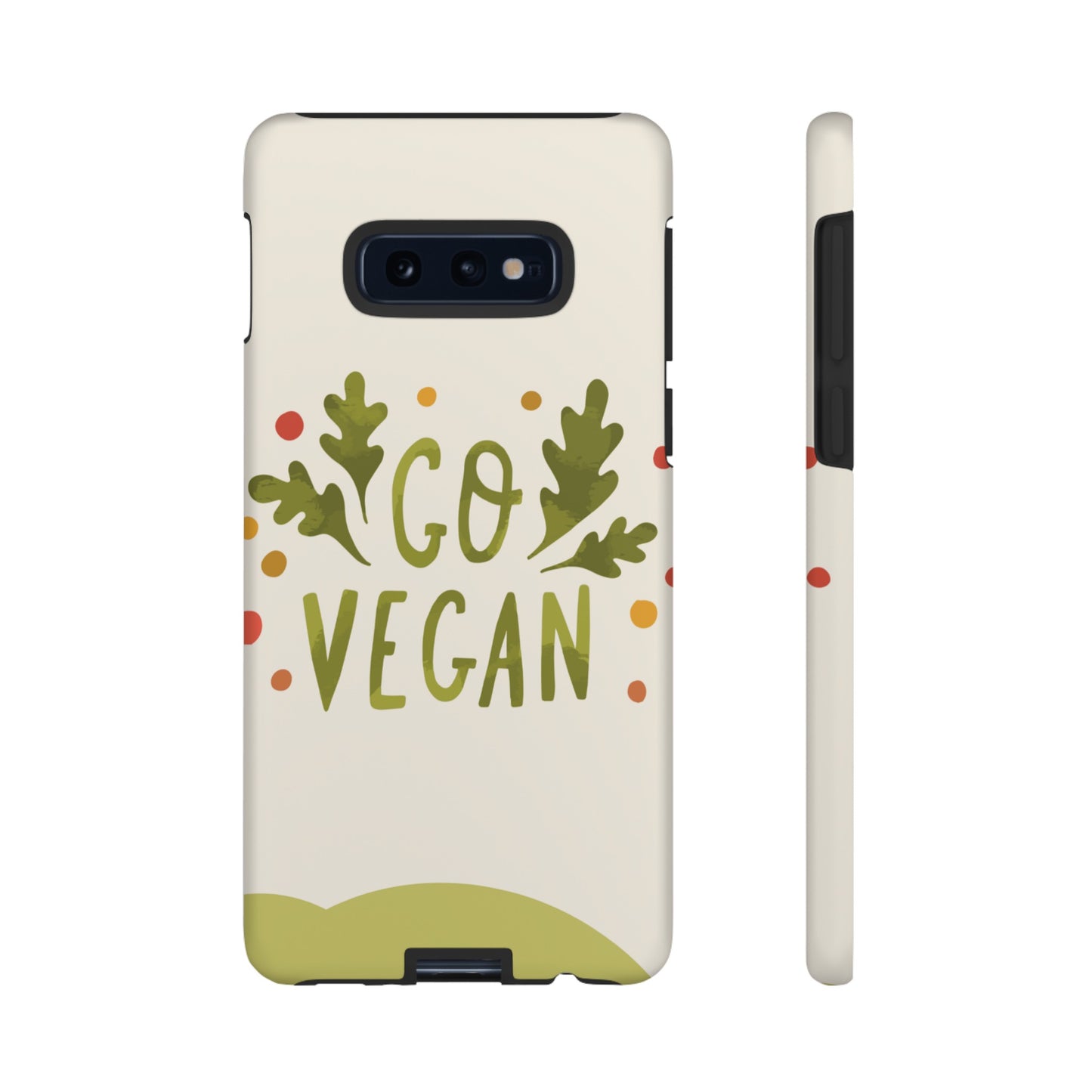 Go Vegan Wallpaper Phone Case | iPhone 15 Plus/ Pro, 14, 13, 12| Google Pixel 7, Pro, 5| Samsung Galaxy S23 All Major Phone Models