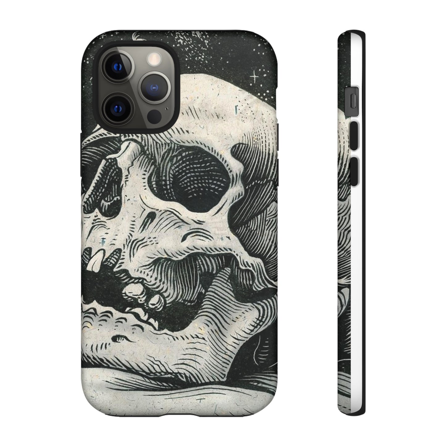 Skull Wallpaper Phone Case | iPhone 15 Plus/ Pro, 14, 13, 12| Google Pixel 7, Pro, 5| Samsung Galaxy S23 All Major Phone Models